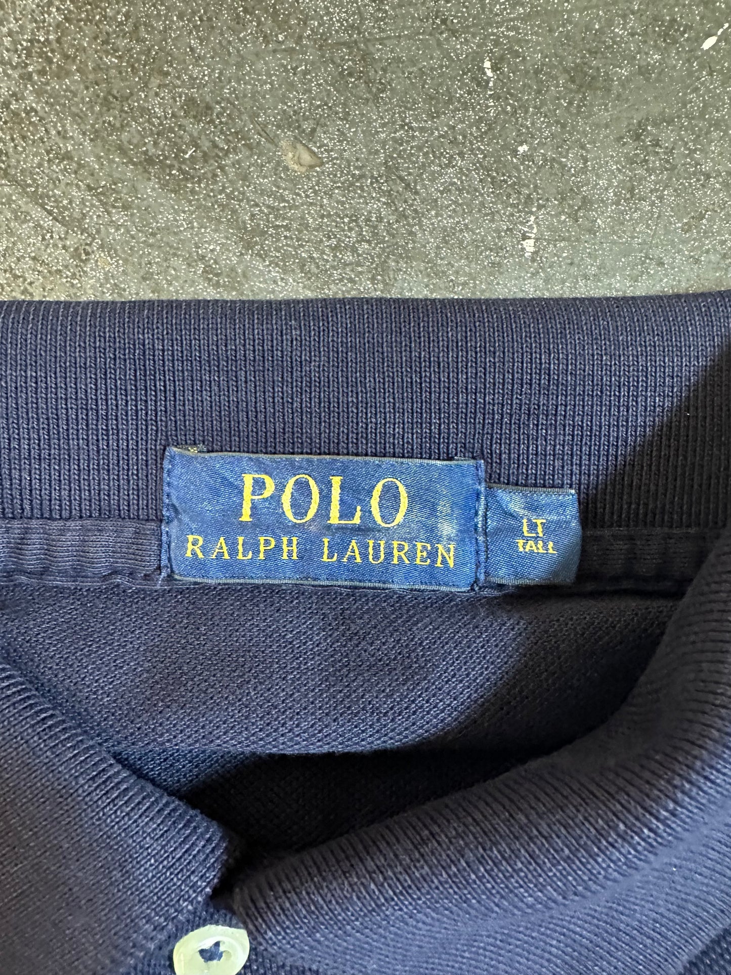 #06 Ralph Lauren Navy Polo (L)