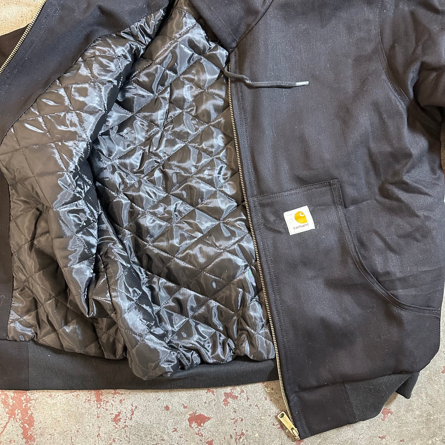 #03 Carhartt Reworked Style Jacke Schwarz Größe (M, L)