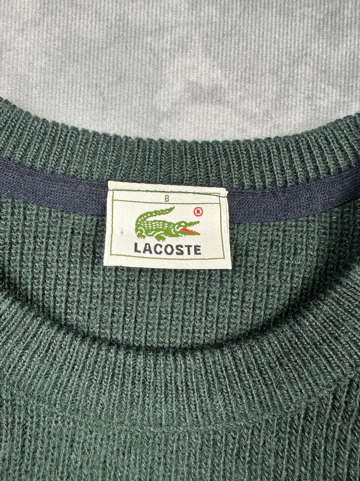 #01 VORGESTELLT Lacoste Knit Sweater Dunkelgrün (L/XL)