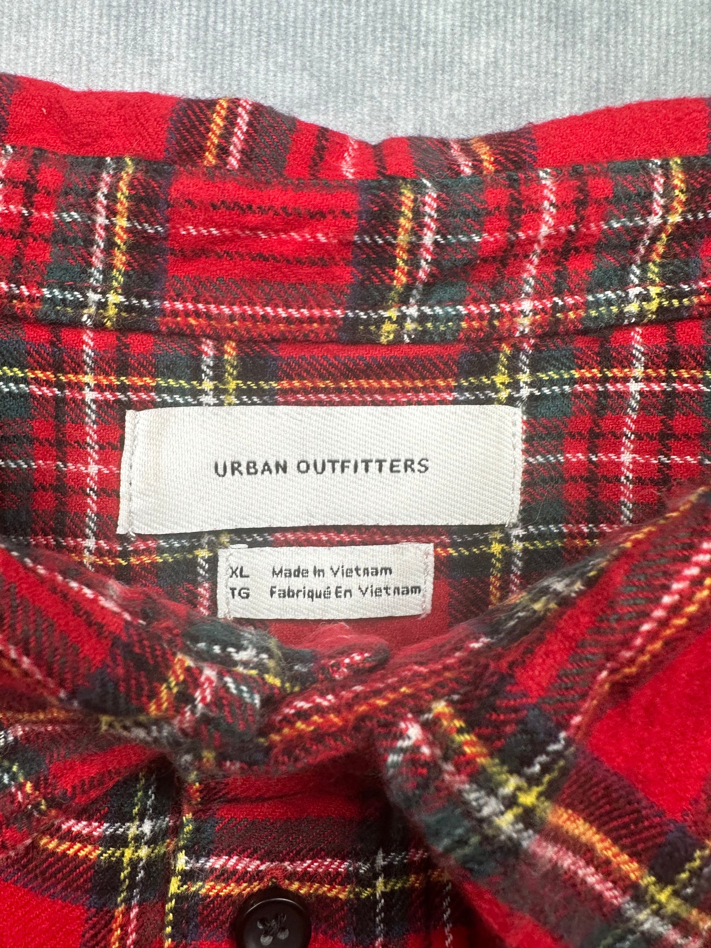 Vintage Y2K Urban Outfitters Flanellhemd kariert Holzfäller Größe XL