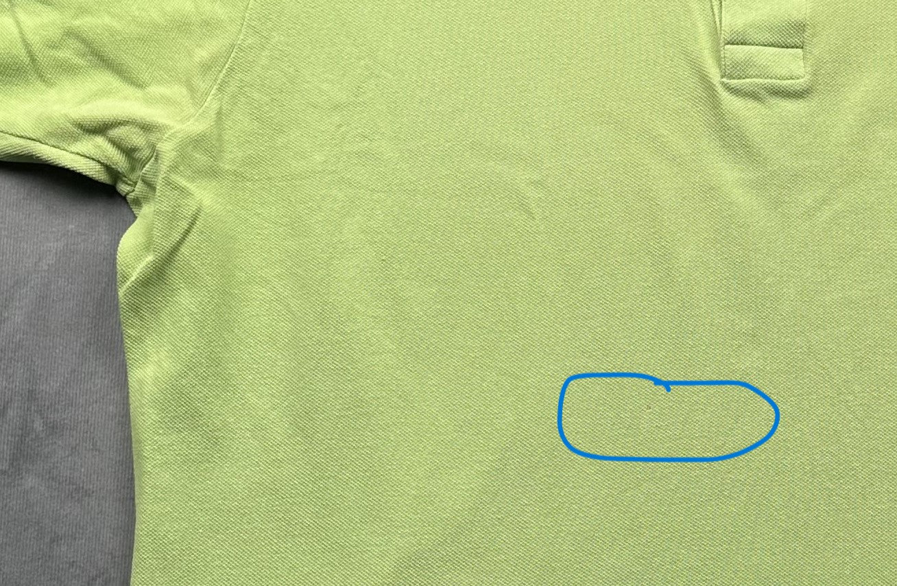 Lacoste Herren Poloshirt T-Shirt Gr. 6/XL Vintage Y2K Mintgrün
