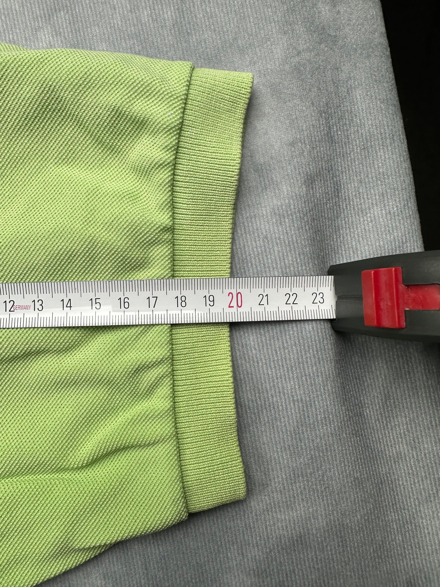 Lacoste Herren Poloshirt T-Shirt Gr. 6/XL Vintage Y2K Mintgrün