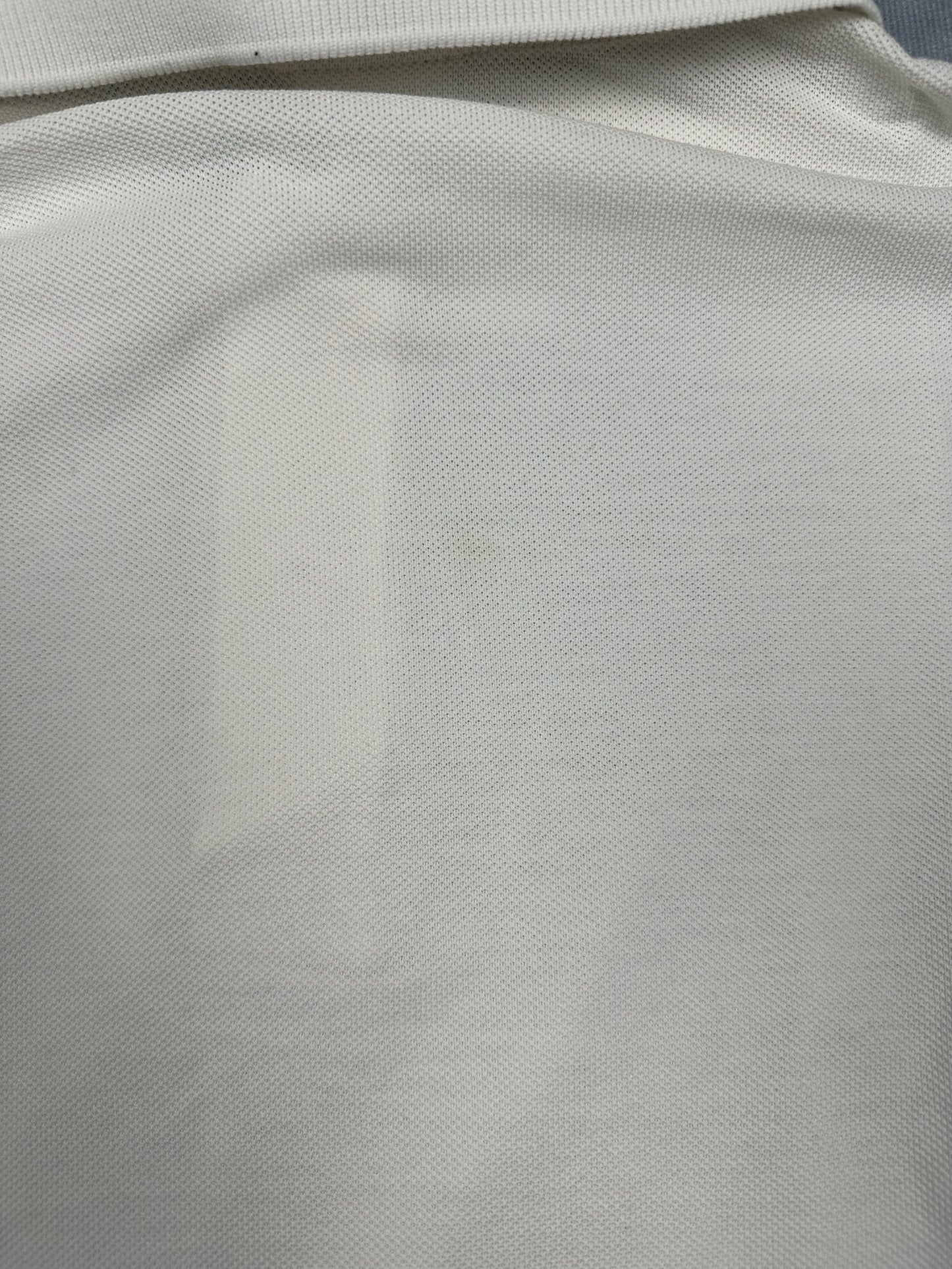 Lacoste Herren Poloshirt T-Shirt Gr. 5/L Vintage Y2K weiß