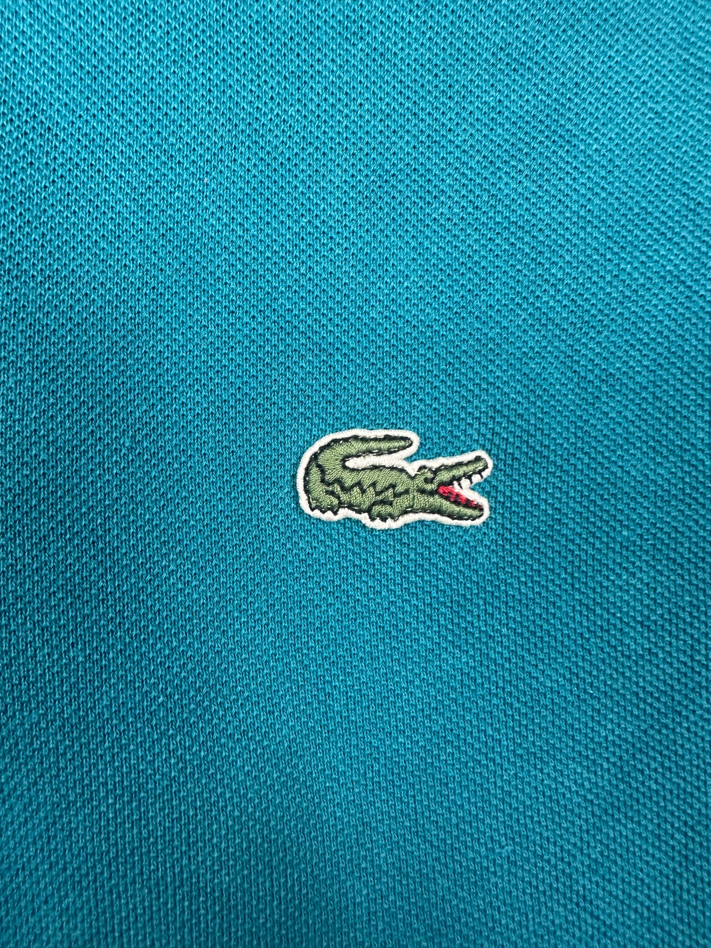 Lacoste Herren Poloshirt T-Shirt Gr. 7/XXL Vintage Y2K Türkis