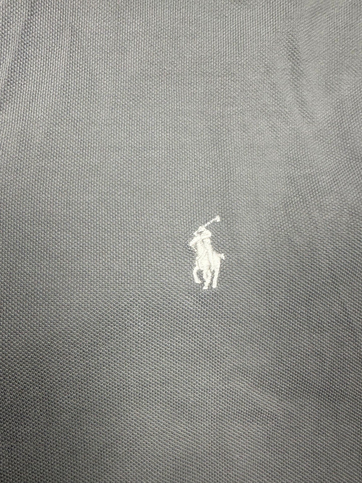 Polo Ralph Lauren Poloshirt T-Shirt Herren Gr. XL Vintage Y2K Grau