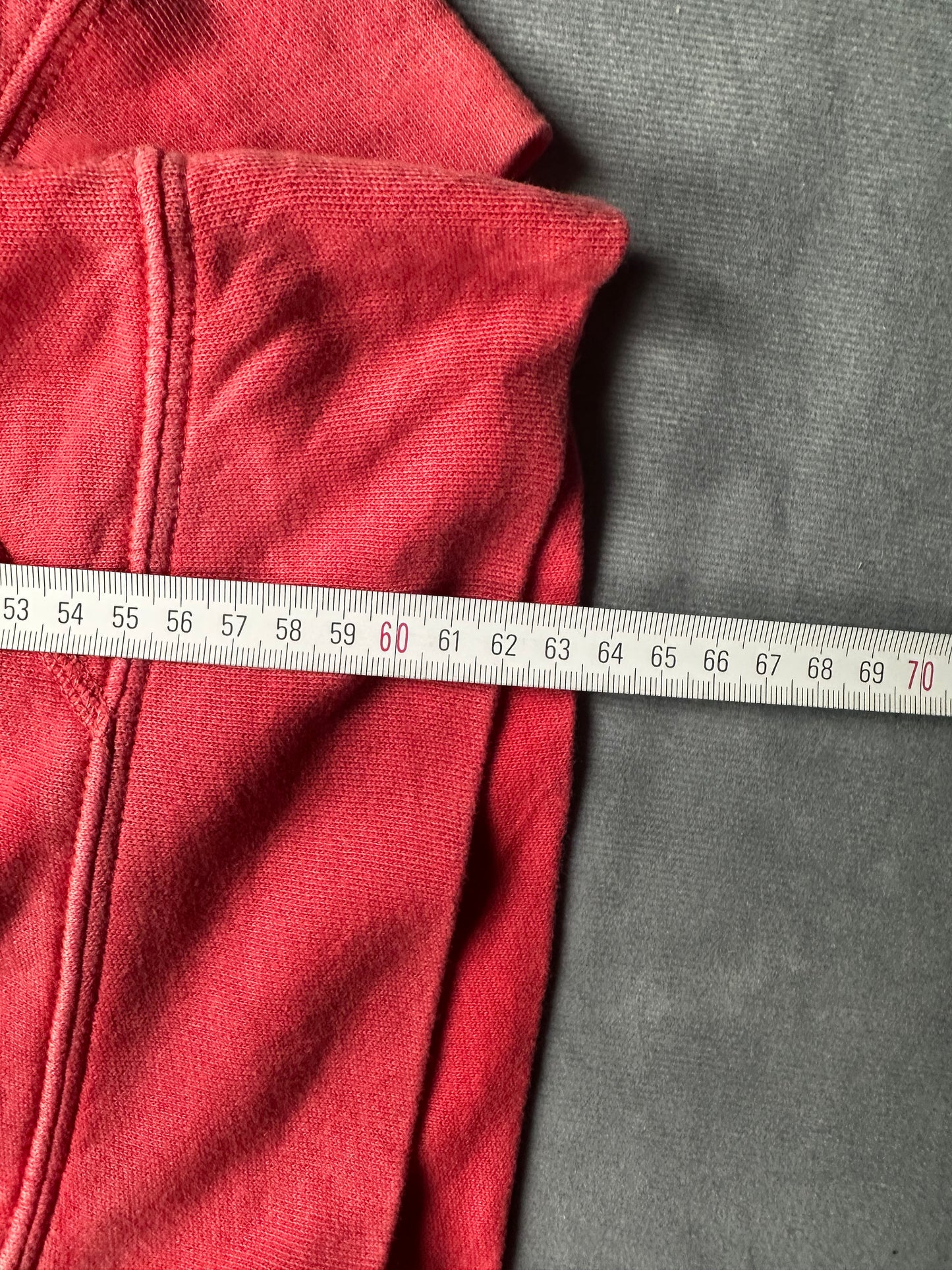 Polo Ralph Lauren Sweatjacke Herren Gr. S Rot Kapuzenjacke Vintage Y2K Retro