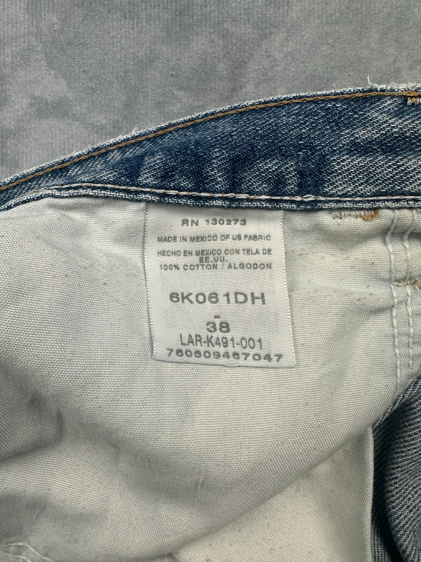 Vintage Wrangler Herren Jeans Shorts Gr. W38 Blau Kurze Hose Regular Retro Denim