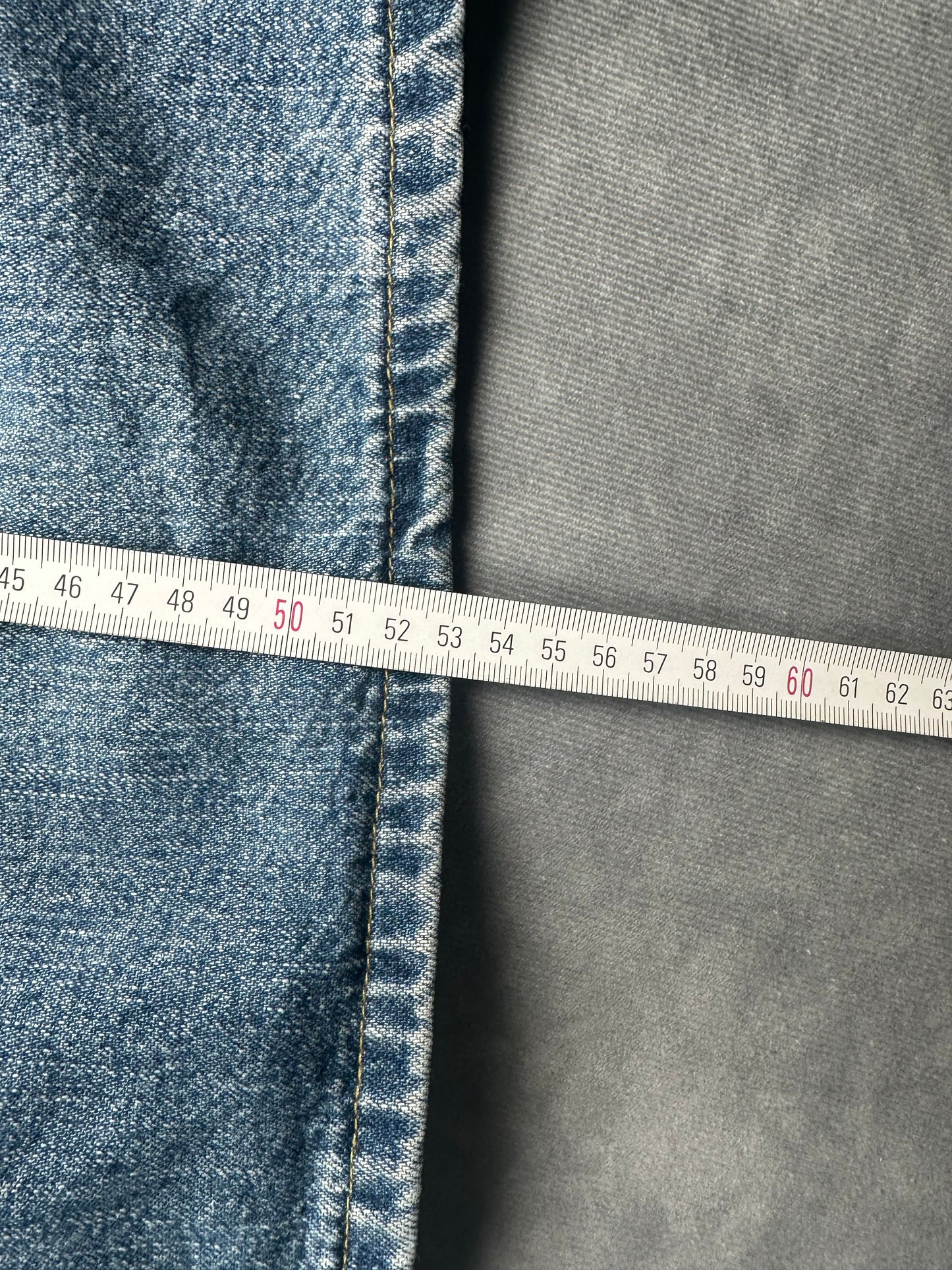 Vintage Lee Damen Jeans Shorts Gr. 46/48 Blau Kurze Hose Relaxed Retro Denim