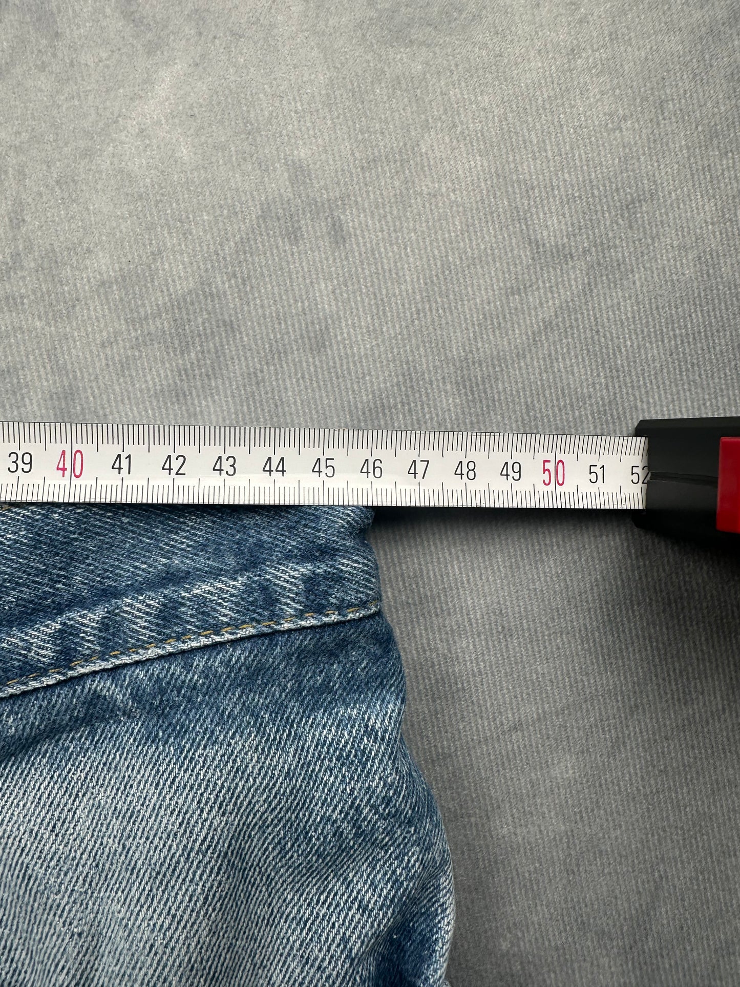 Vintage Lee Herren Jeans Shorts Gr. W36 Blau Kurze Hose Retro Denim