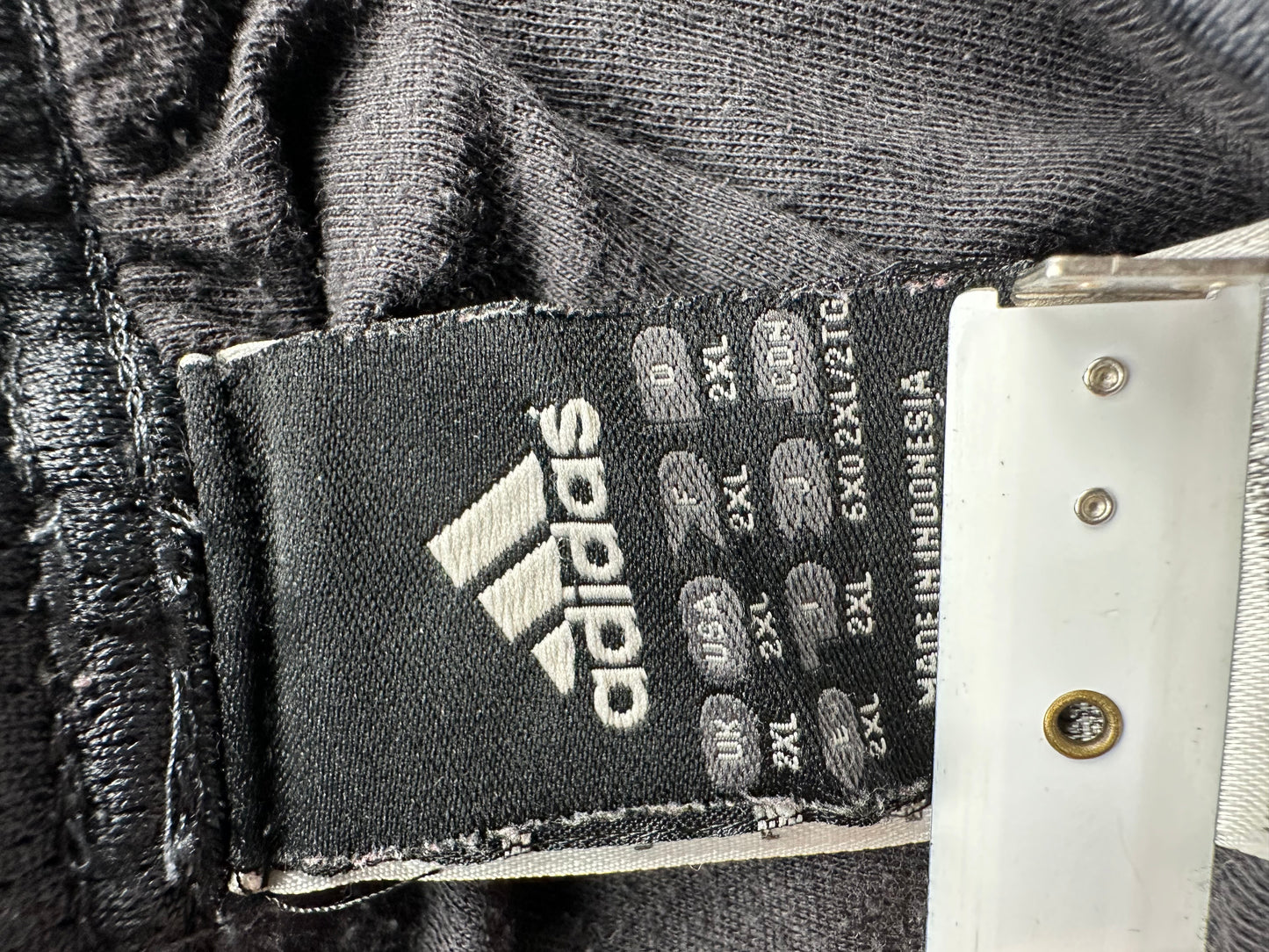 Adidas Track Pants / Jogginghose / Trainingshose Y2K Gr. XXL Schwarz gerade Beine