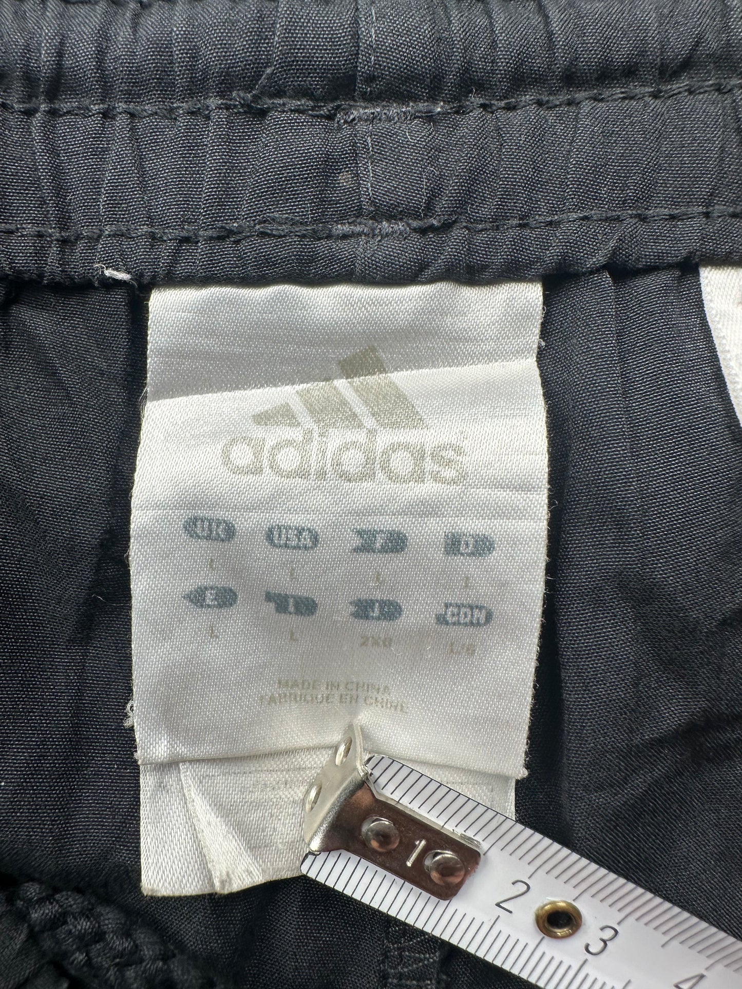 Adidas Track Pants / Jogginghose / Trainingshose Y2K Gr. L Schwarz Vintage