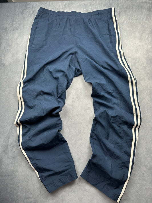 Adidas climacool Track Pants / Jogginghose / Trainingshose Y2K Gr. M blau open Leg