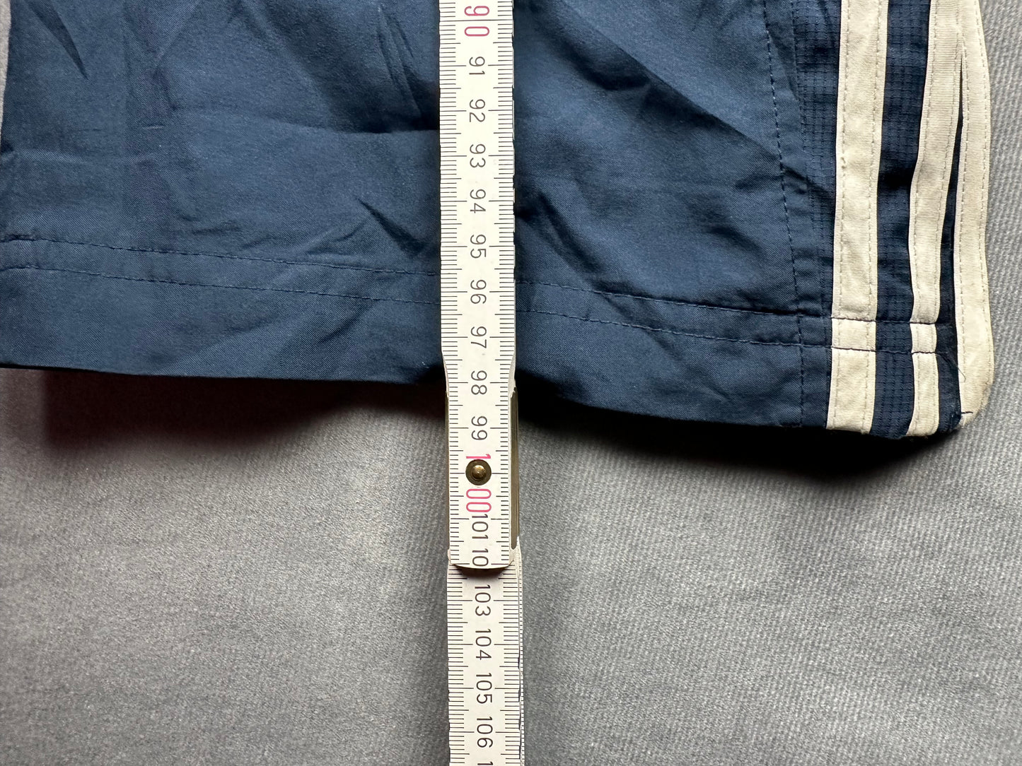 Adidas climacool Track Pants / Jogginghose / Trainingshose Y2K Gr. M blau open Leg