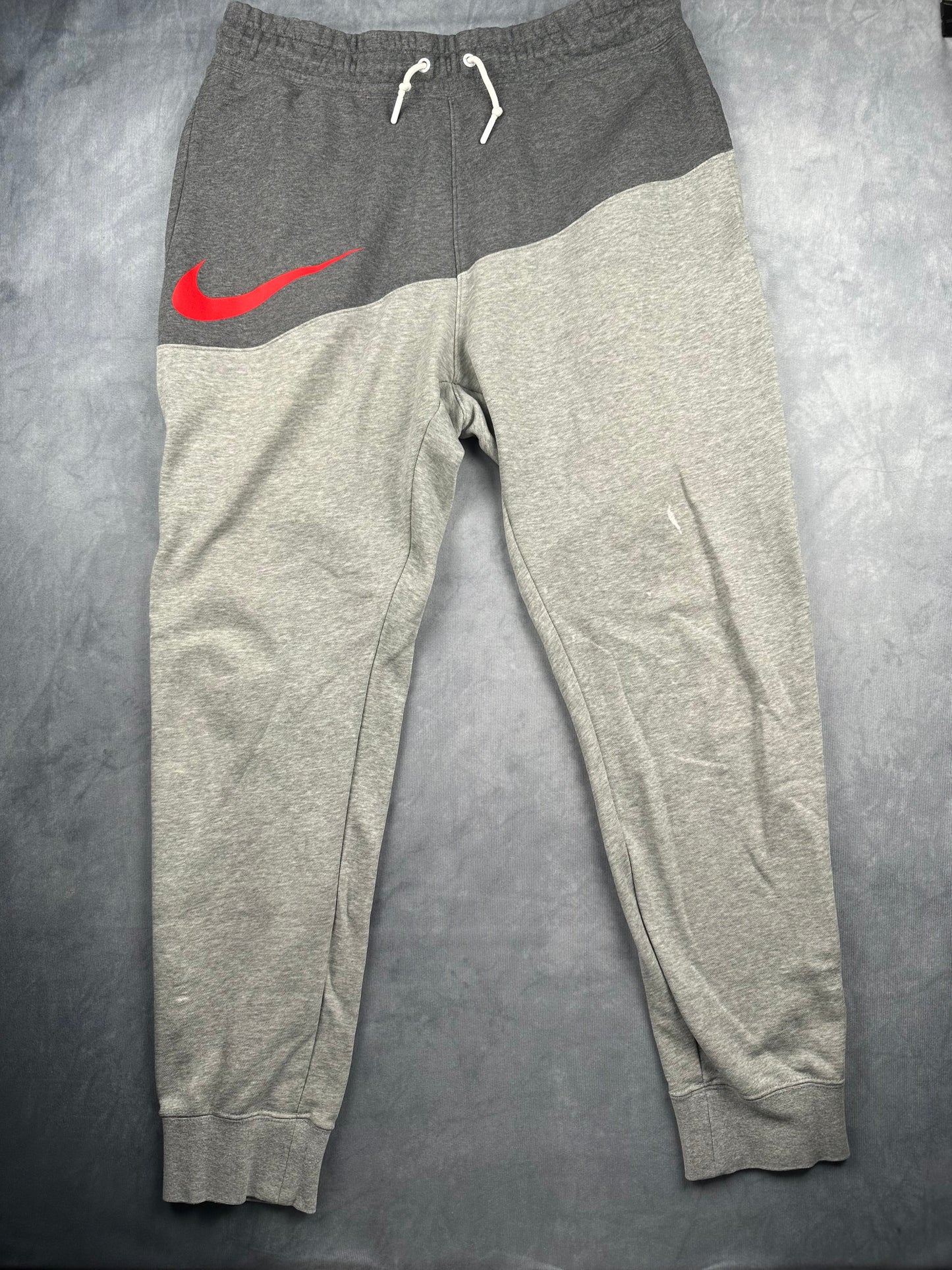 Nike Jogginghose Baumwolle Gr. L grau dick