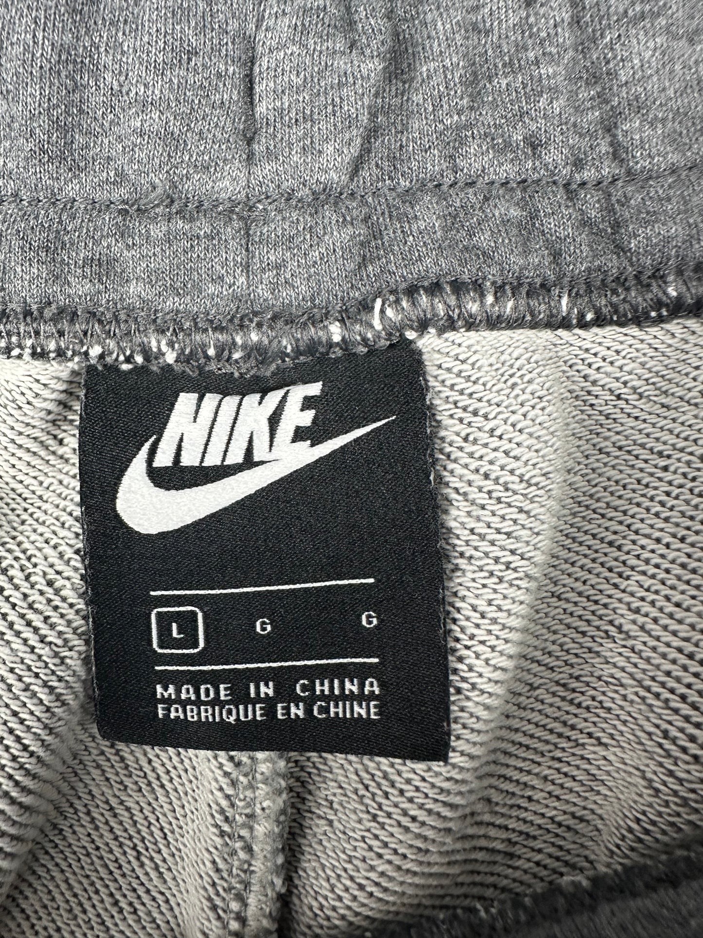 Nike Jogginghose Baumwolle Gr. L grau dick