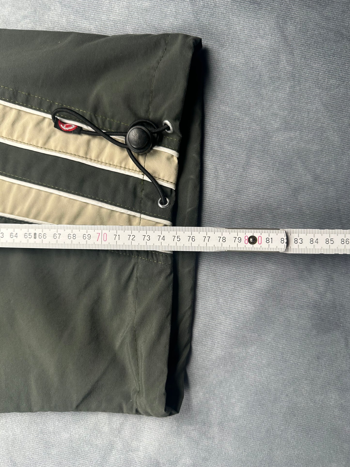 Diesel Bermuda Capri Shorts 3/4 khaki grün Größe XL Herren Vintage Y2K