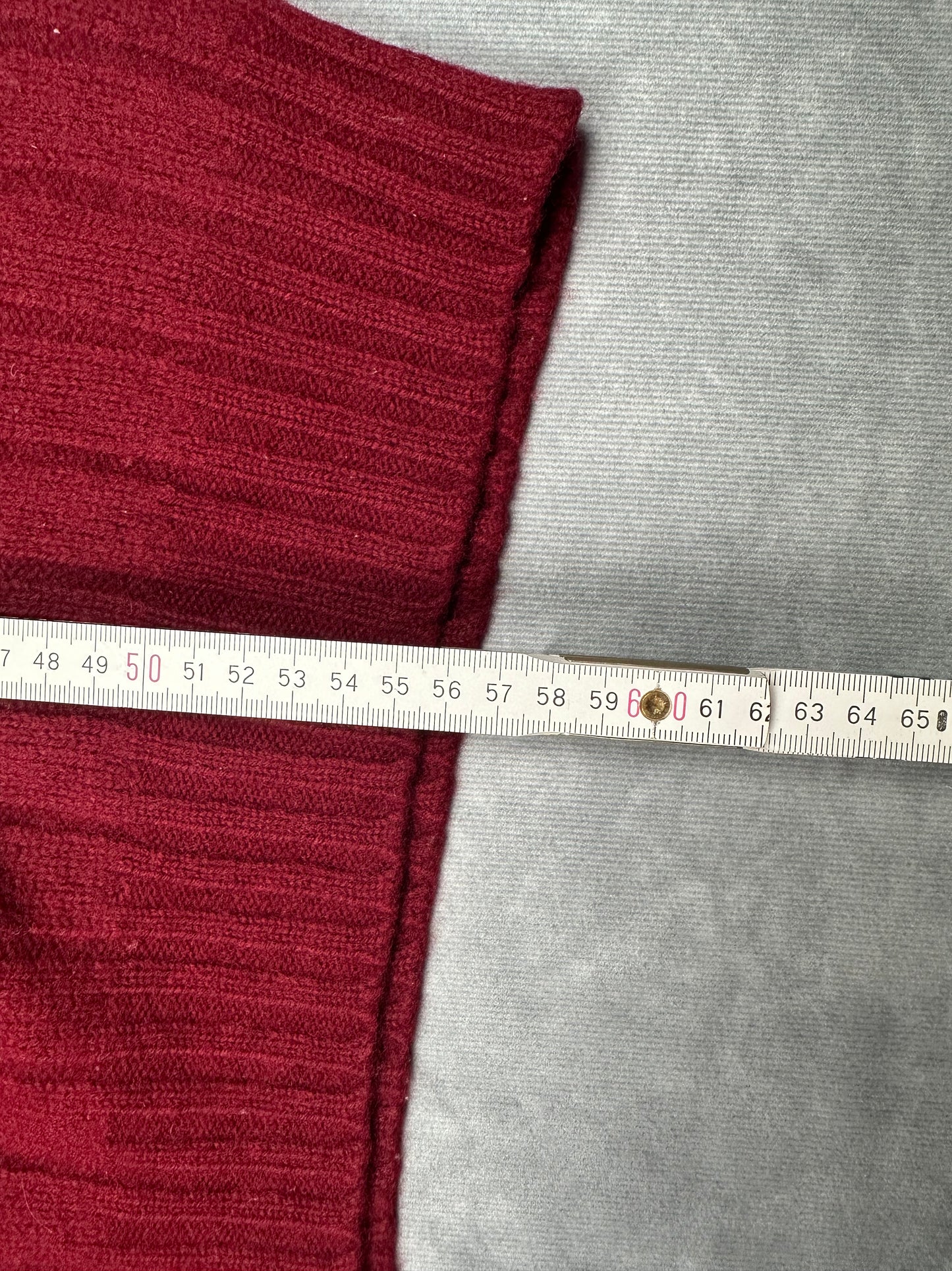 Polo Ralph Lauren Strickpullover Rot Größe XL - kurz Rundhals Vintage