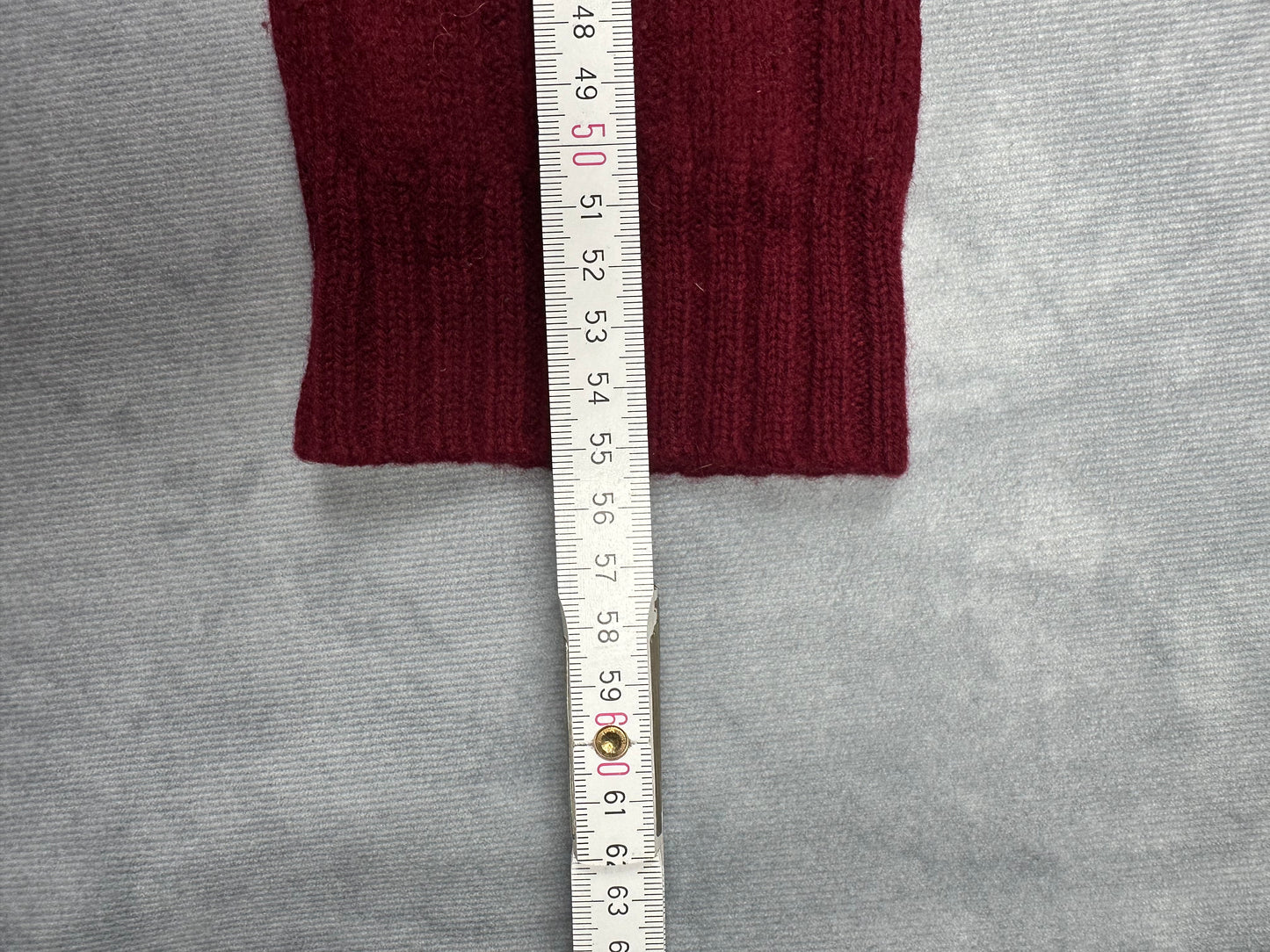 Polo Ralph Lauren Strickpullover Rot Größe XL - kurz Rundhals Vintage