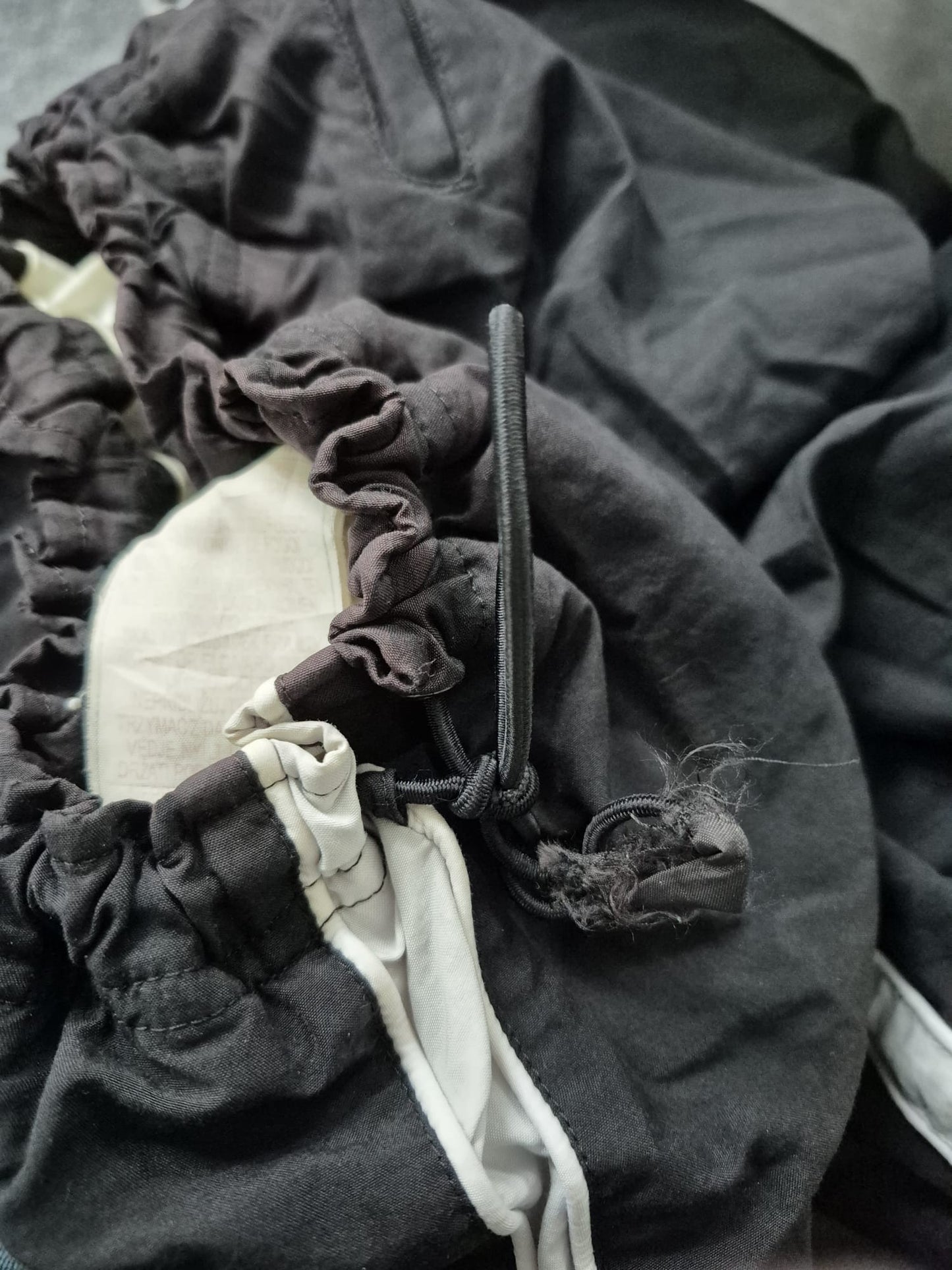 Nike Vintage Track Pants / Jogginghose / Trainingshose Gr. L schwarz/weiß Y2K