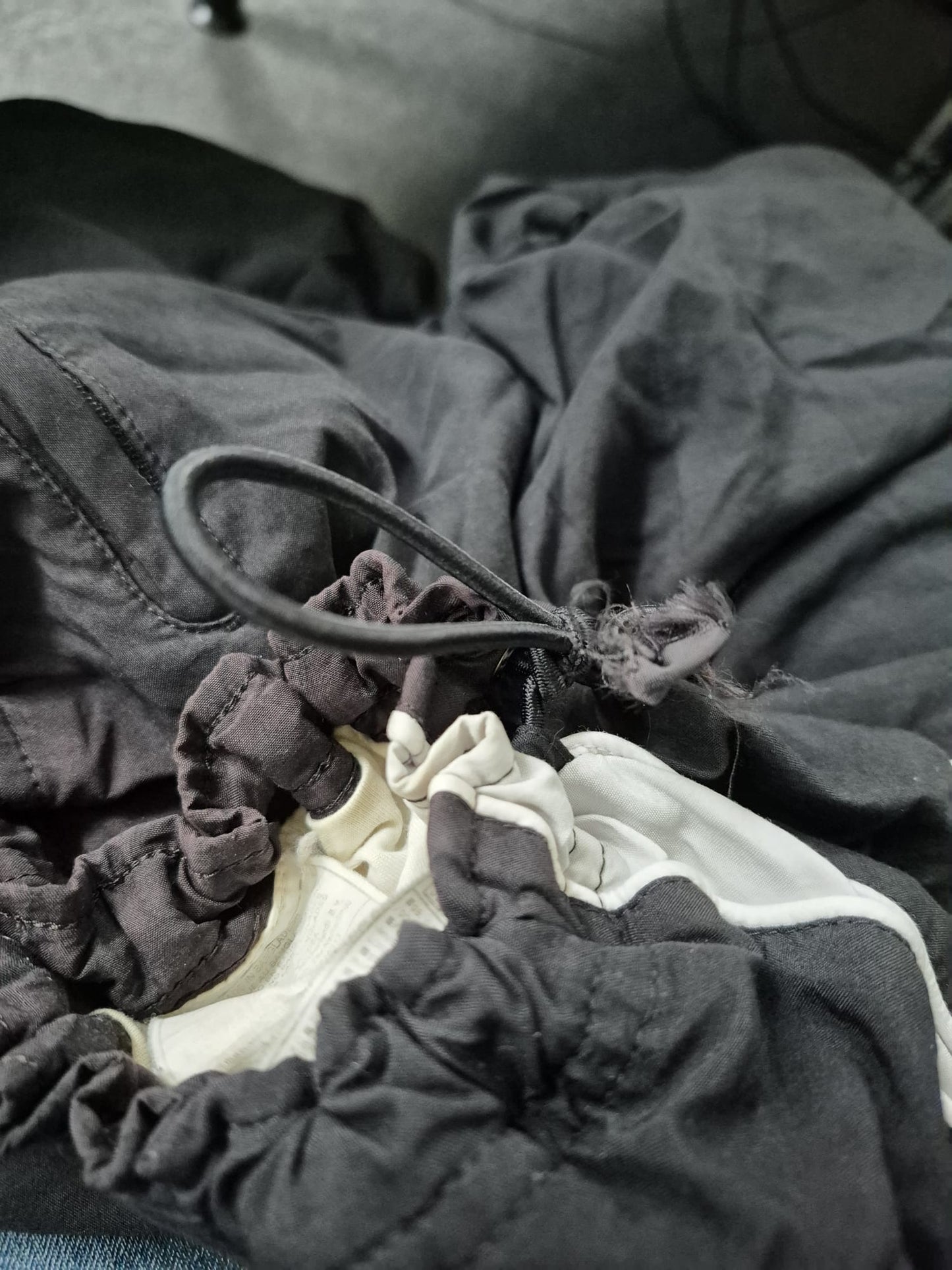 Nike Vintage Track Pants / Jogginghose / Trainingshose Gr. L schwarz/weiß Y2K