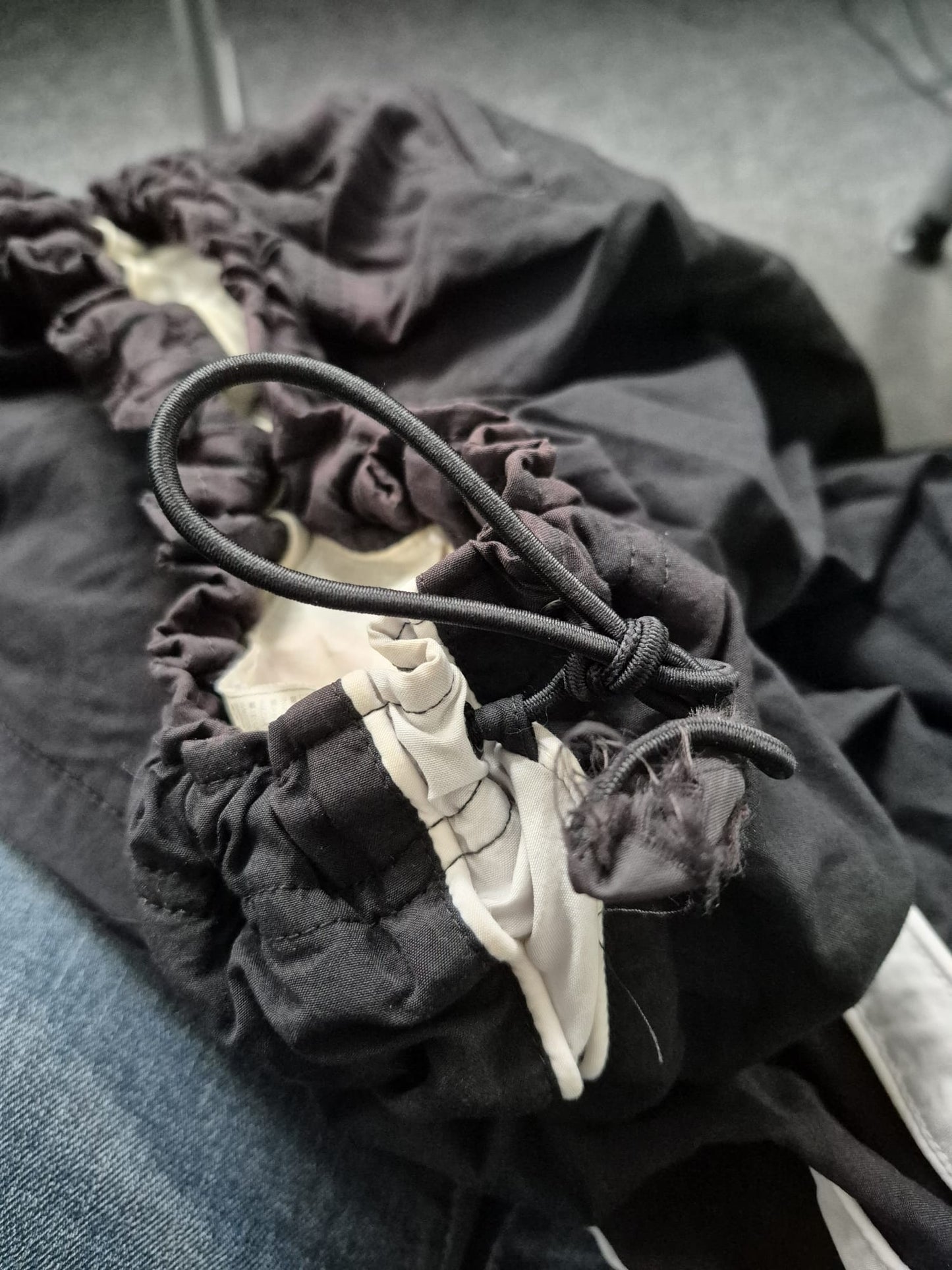 Nike Vintage Track Pants / Jogginghose / Trainingshose Gr. L schwarz/weiß Y2K