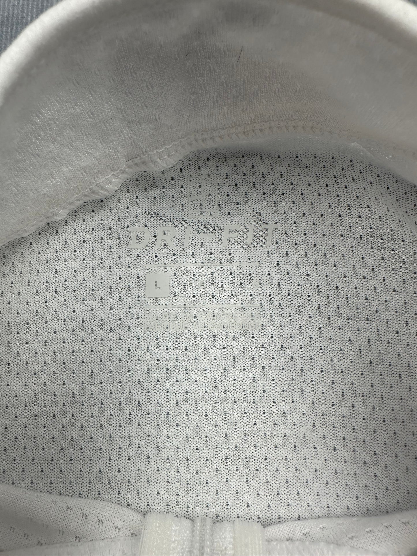 Nike Dri-Fit Court Challenger Half-Zip Longsleeve Herren Gr. L weiß