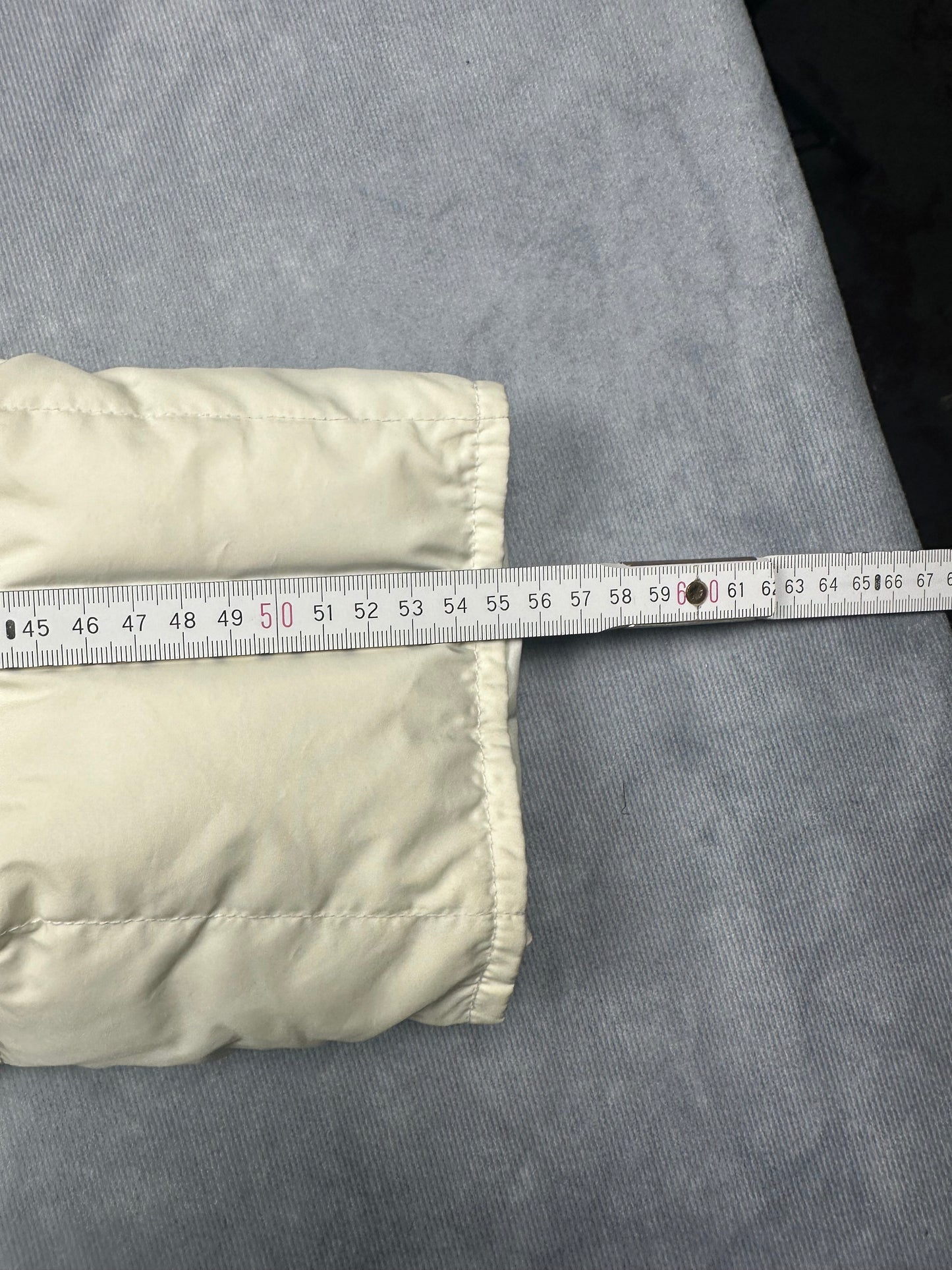 Daunenjacke Winterjacke Creme Gr. 40 Damen Vintage Y2K