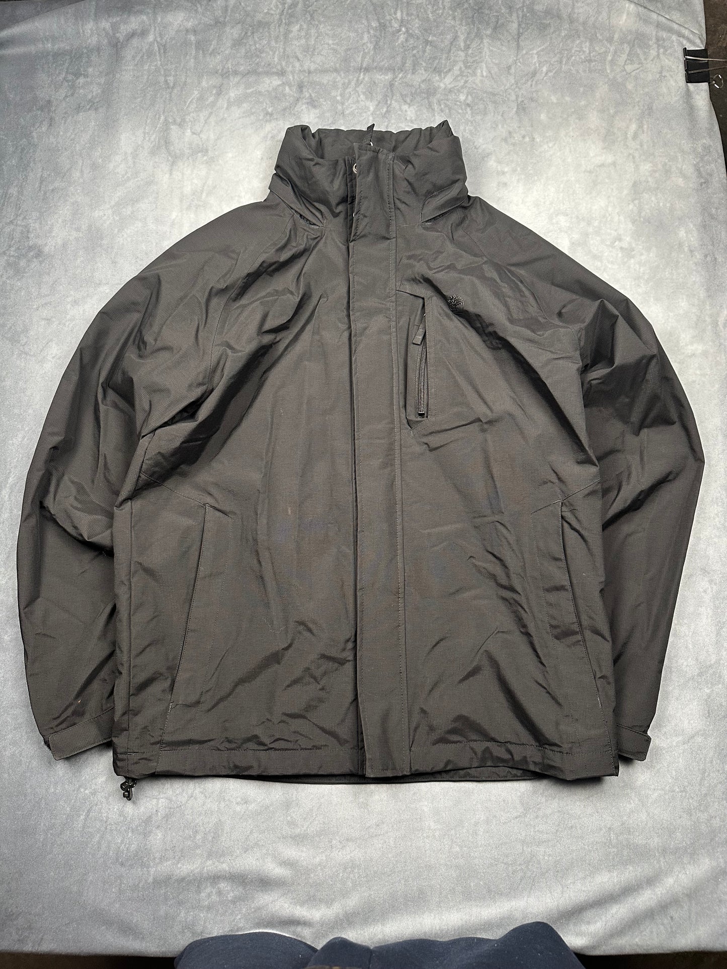 Daunenjacke Winterjacke Creme Gr. 40 Damen Vintage Y2K