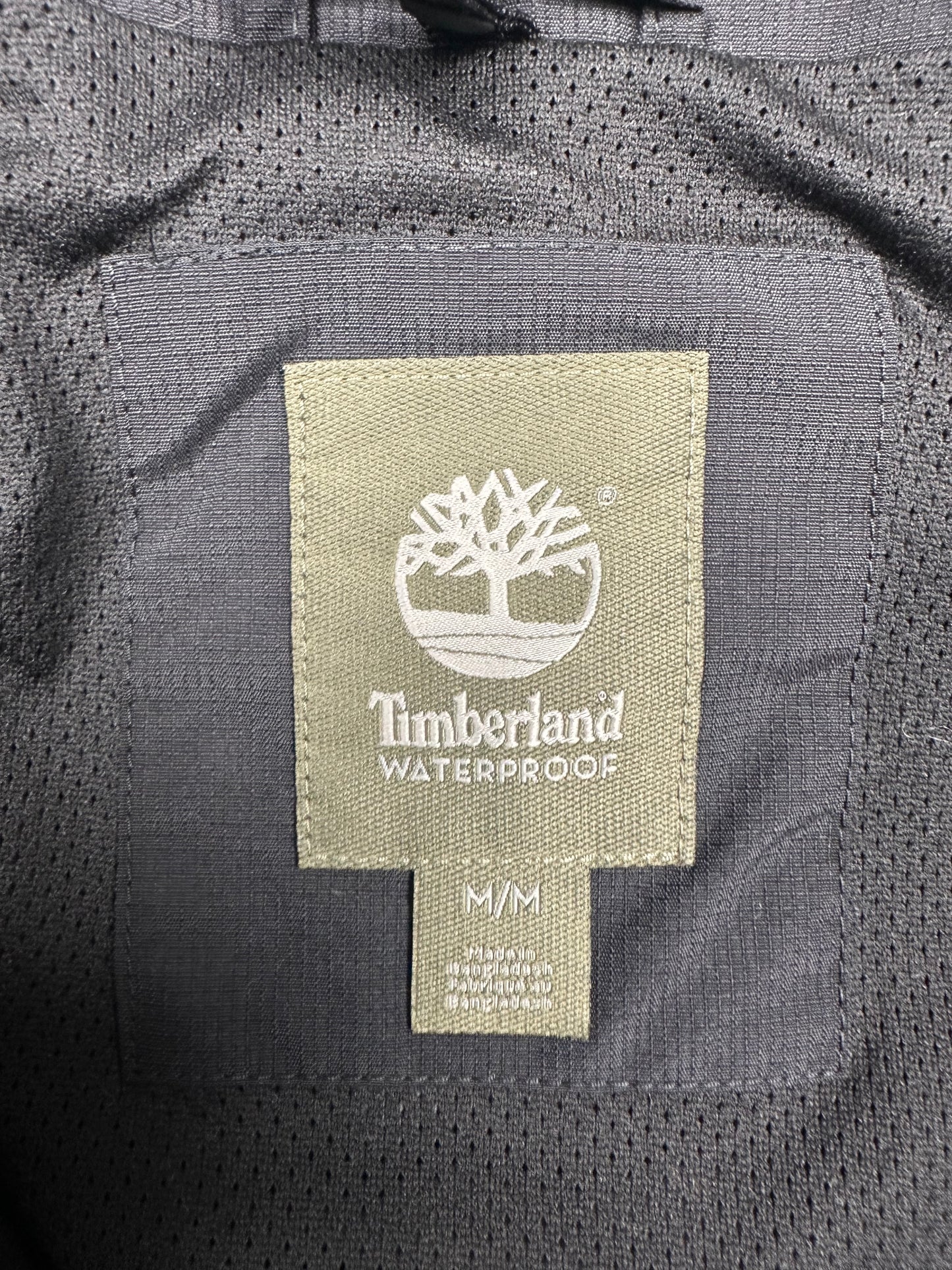 Timberland Waterproof Jacke Herren schwarz Reißverschluss versteckte Kapuze