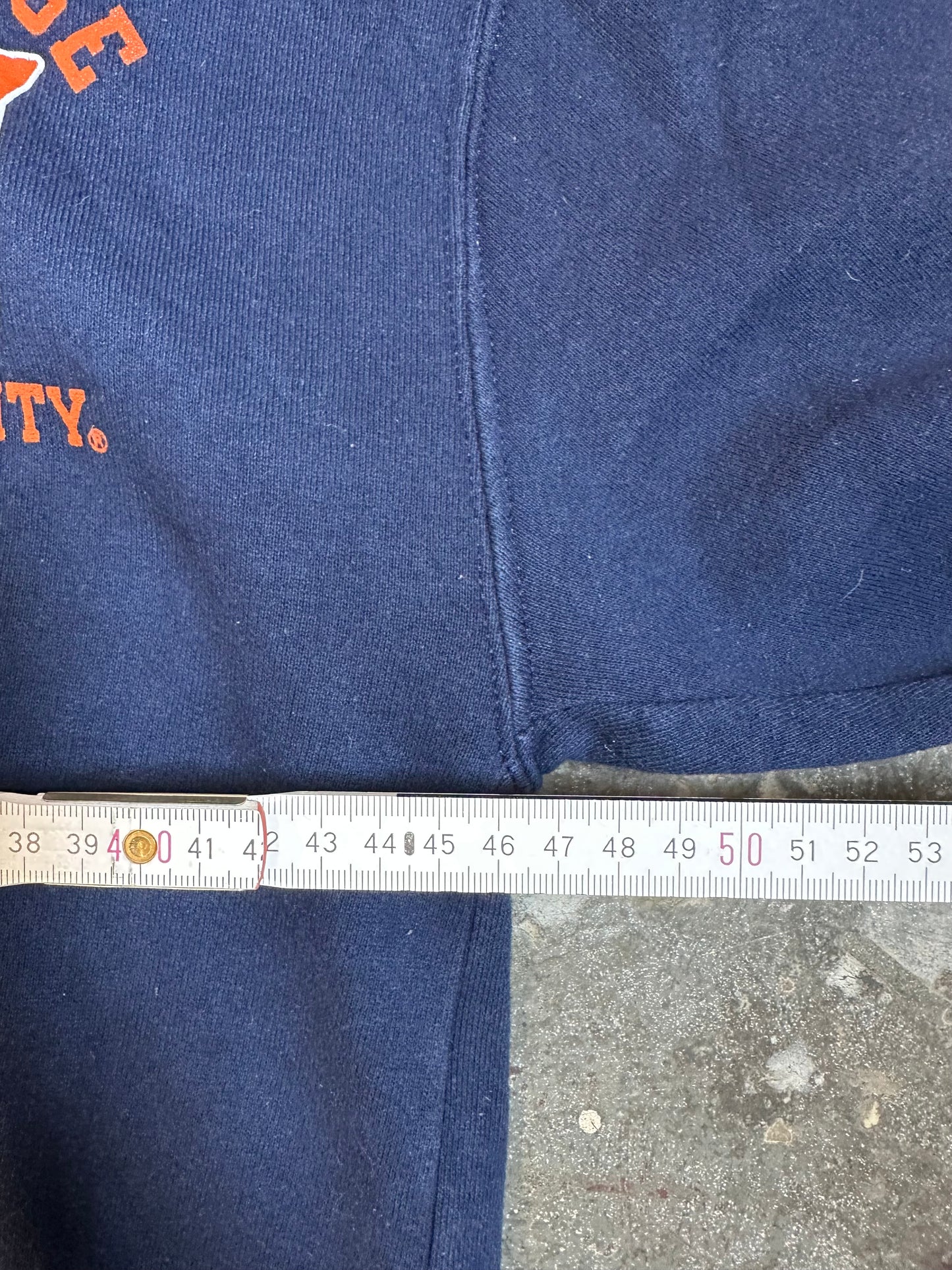 Russell Hoodie Gr. S Syracuse University Half-Zip Kapuzenpullover