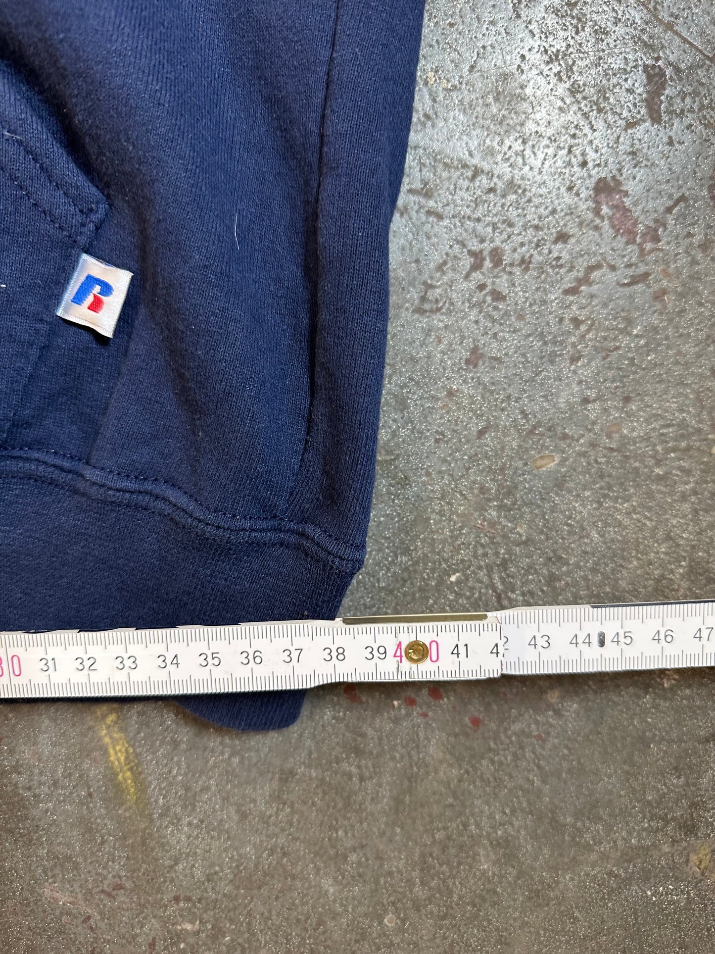 Russell Hoodie Gr. S Syracuse University Half-Zip Kapuzenpullover