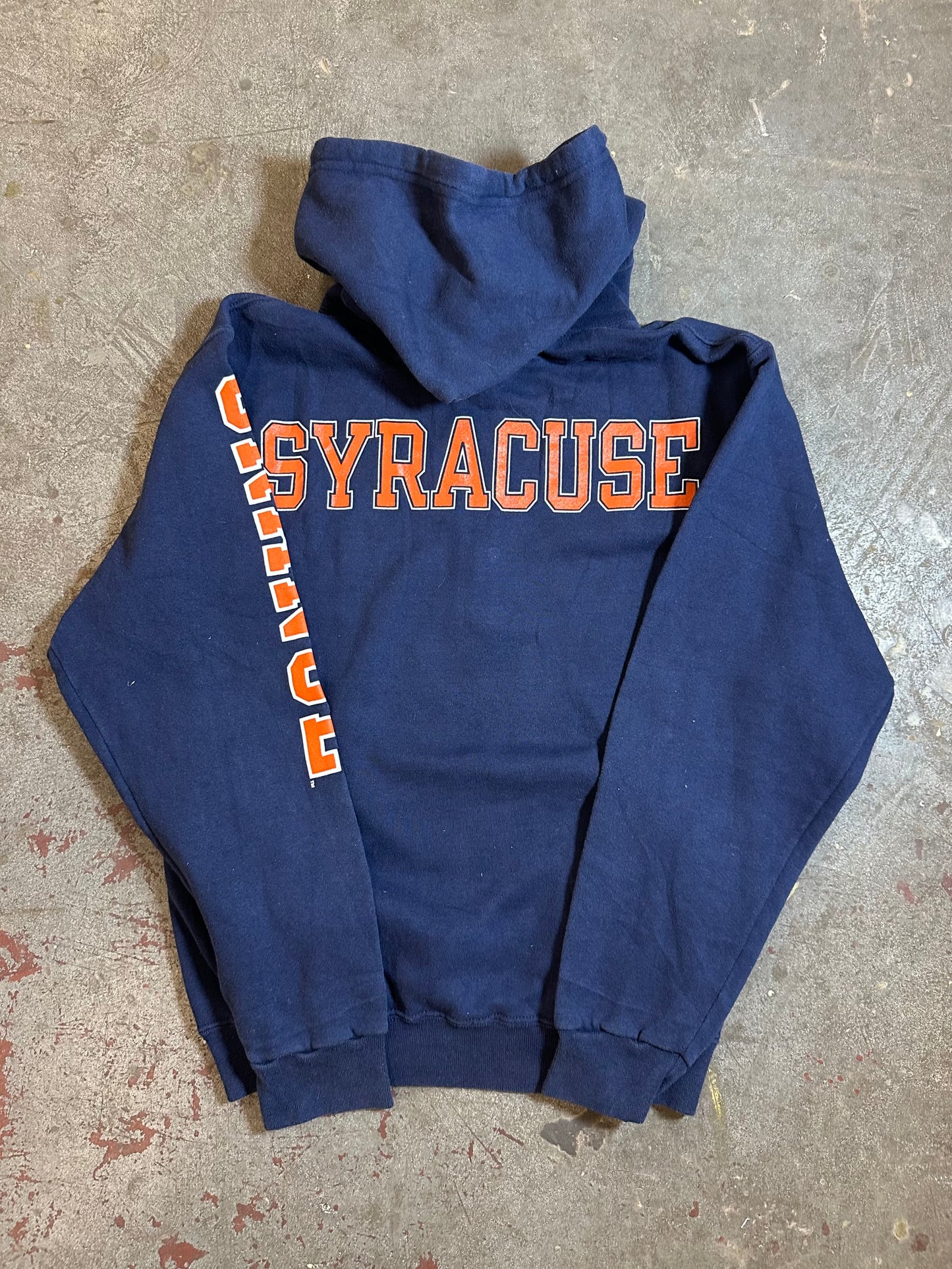 Russell Hoodie Gr. S Syracuse University Half-Zip Kapuzenpullover