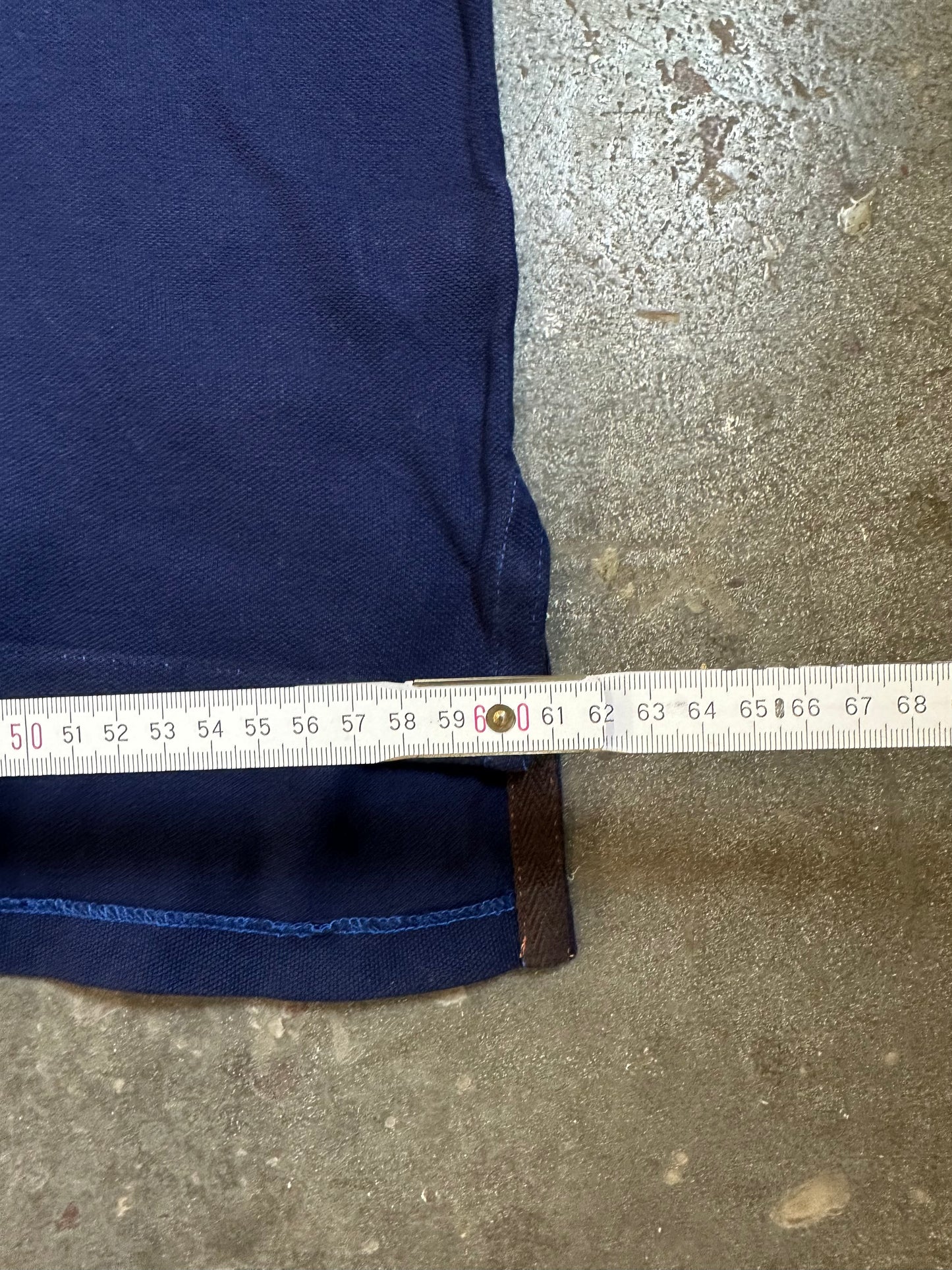 #07 Ralph Lauren Navy Polo with Orange Crest (XL)