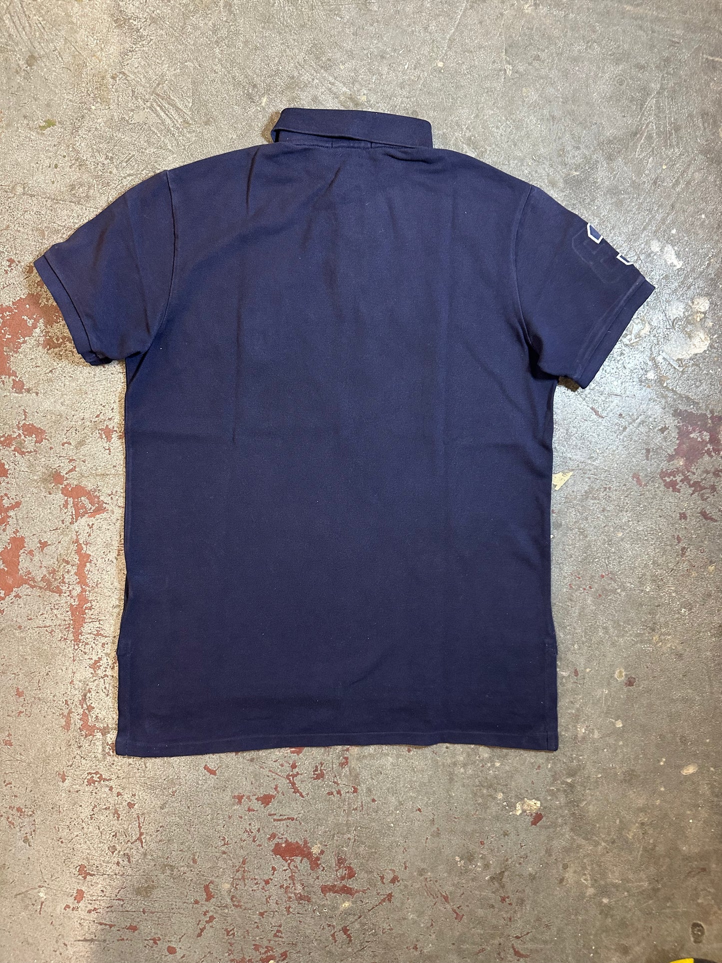 #07 Ralph Lauren Navy Polo (L)