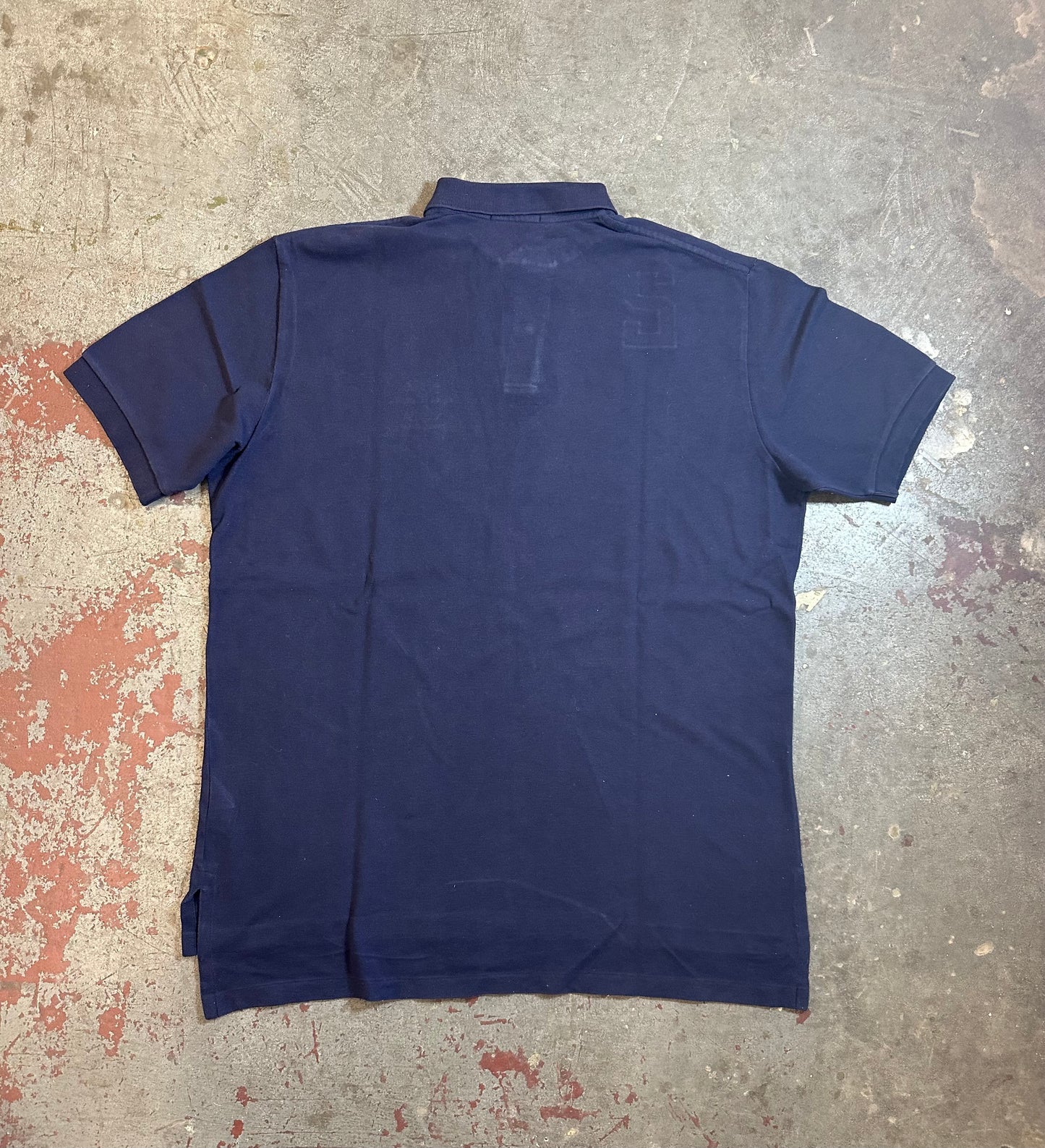 #06 Polo Ralph Lauren Poloshirt Dunkelblau Größe XL Vintage Y2K