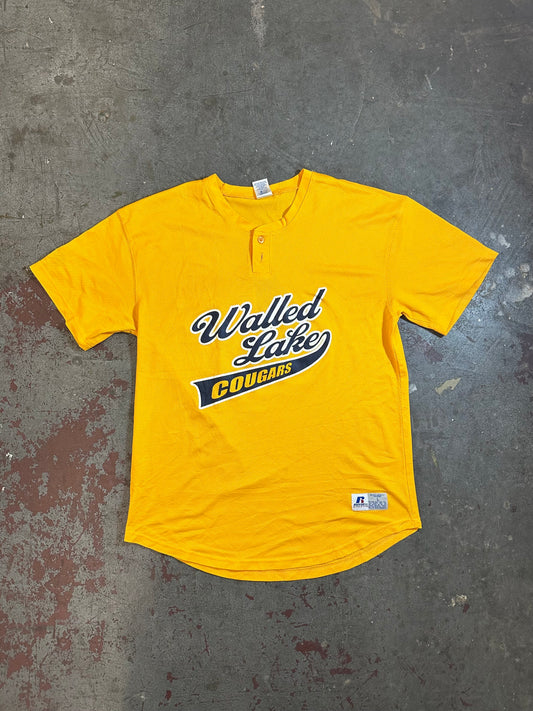 Russell Athletic Baseball Jersey Walled Lake Cougars #4 Trikot Gr. L