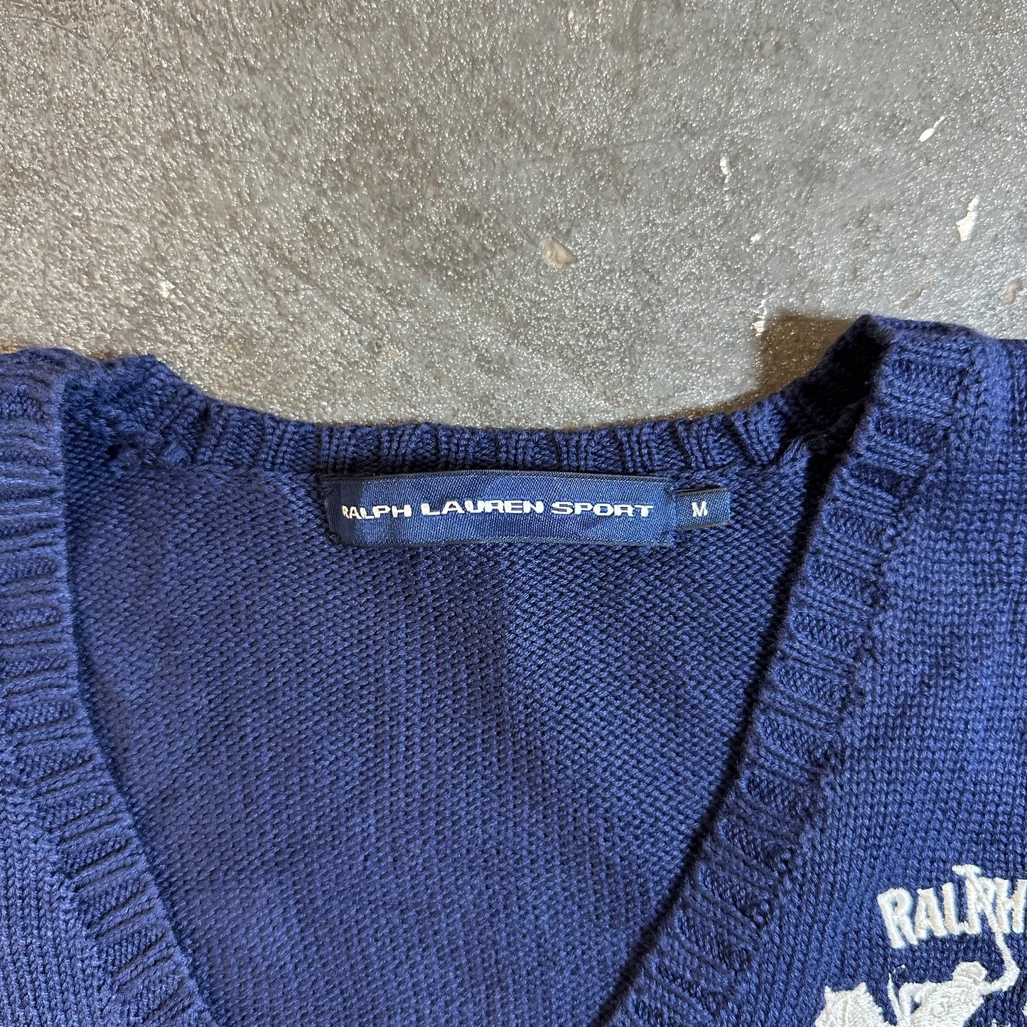 #06 Ralph Lauren Knitsweater Rundhals Dunkelblau Frauen Größe M