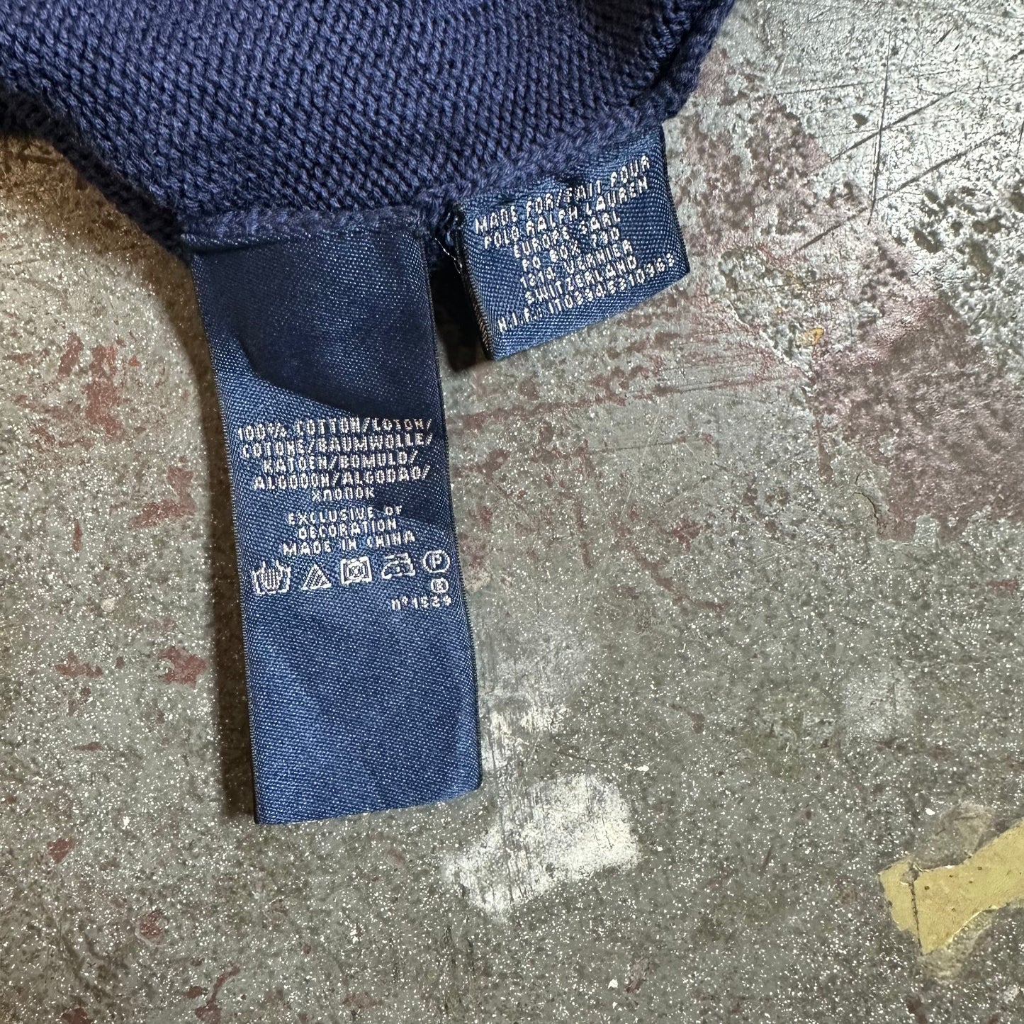 #06 Ralph Lauren Knitsweater Rundhals Dunkelblau Frauen Größe M