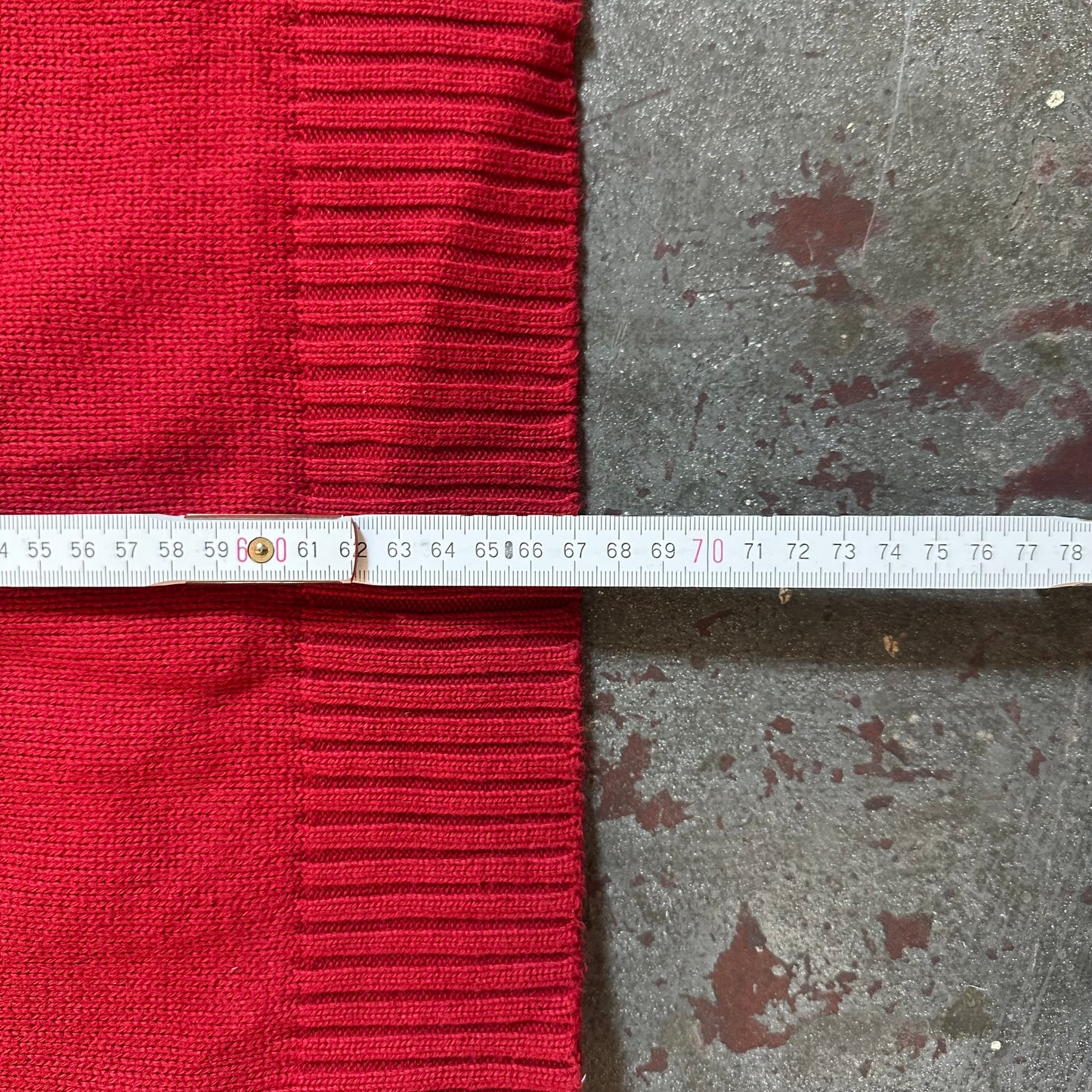 POLO Ralph Lauren Strickpullover rot Gr. M Rundhals Vintage