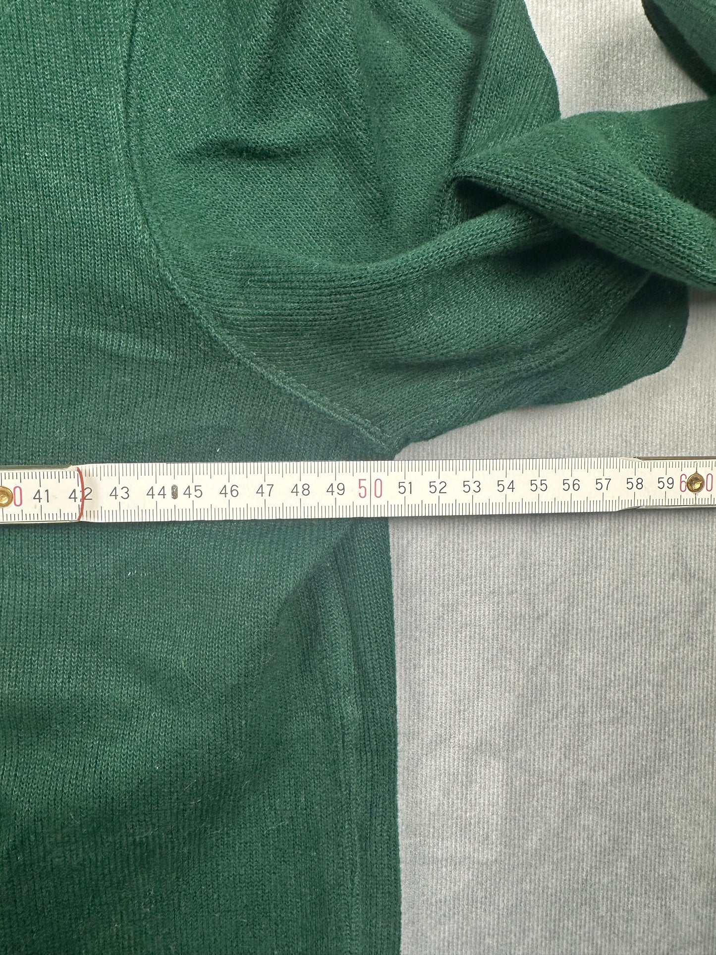 Polo Ralph Lauren Strickpullover Schalkragen grün Gr. S Herren Vintage