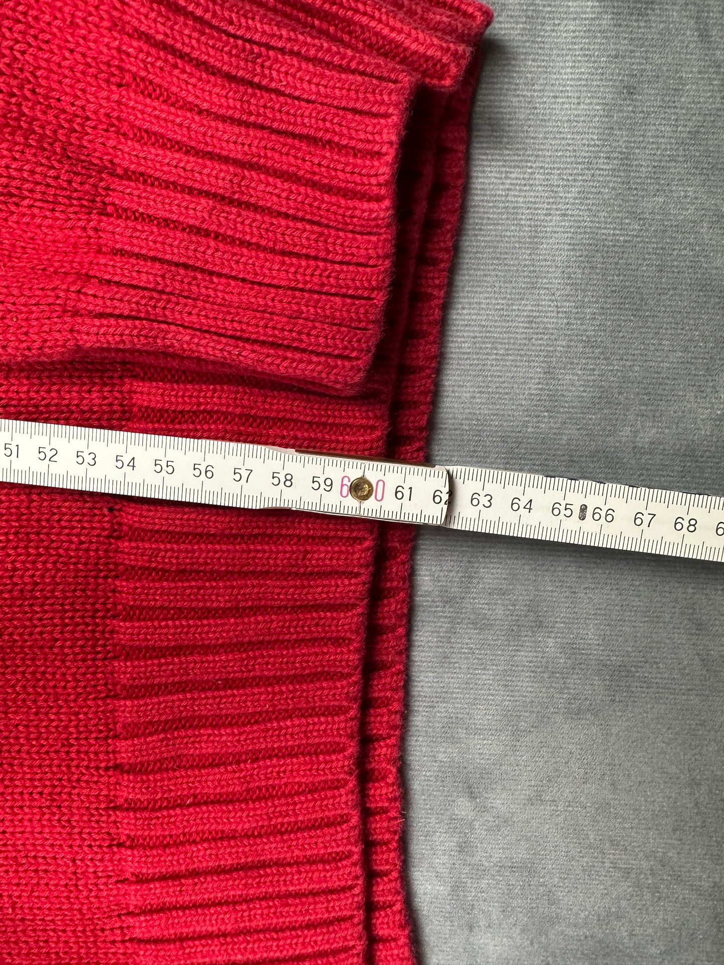 Polo Ralph Lauren Kragen Strickpullover rot Kinder Gr. L (14-16) Vintage