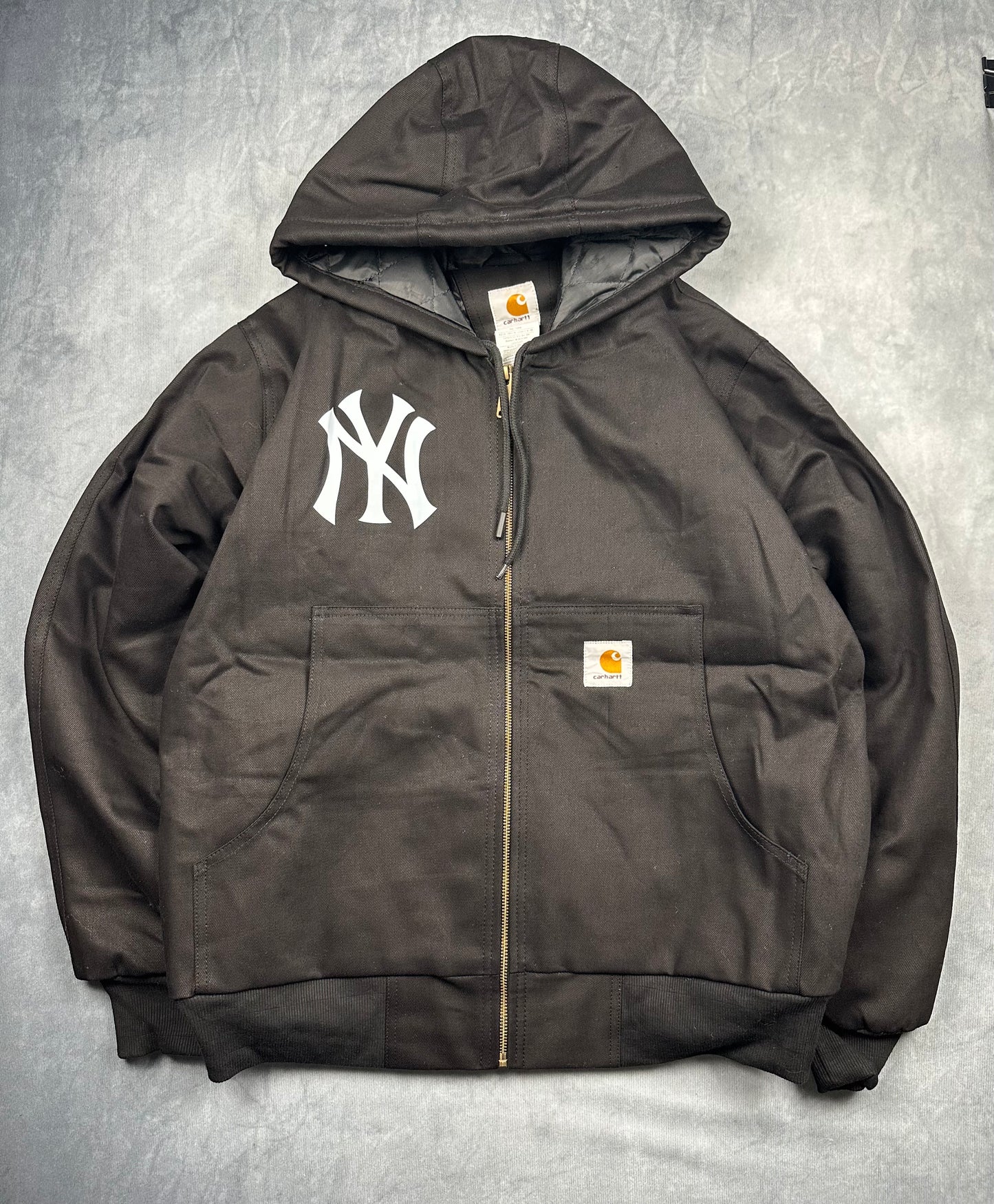 #04 New York Yankees x Carhartt Reworked Jacket Schwarz (M, L)