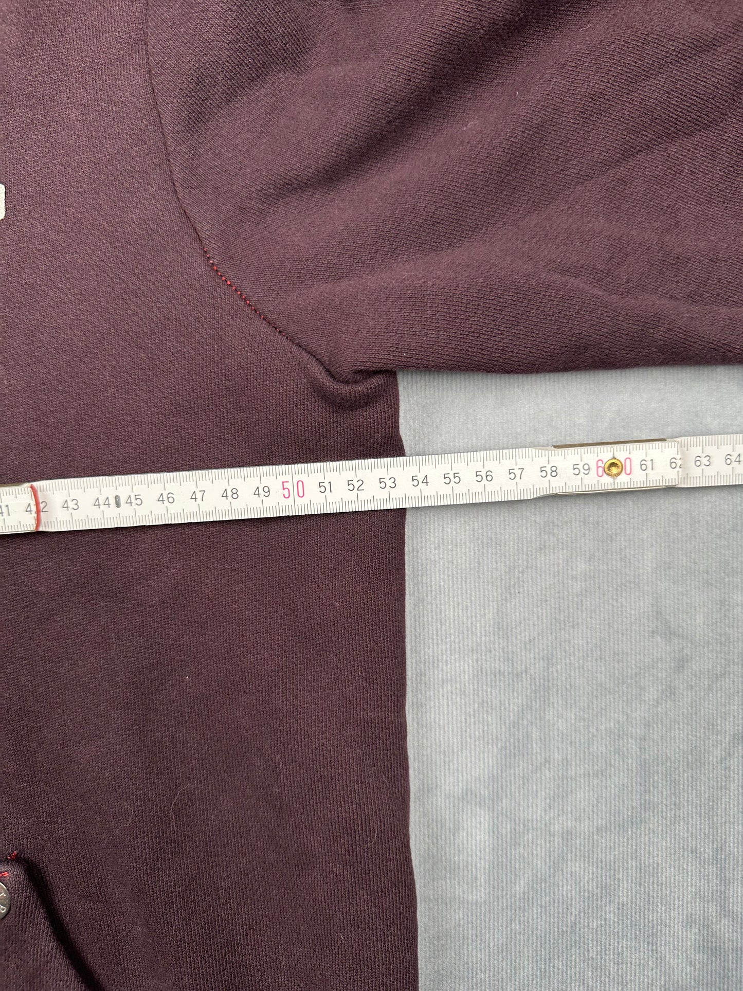 True Religion Zip Hoodie Zipper Rot Designer Größe L Frühling Sommer