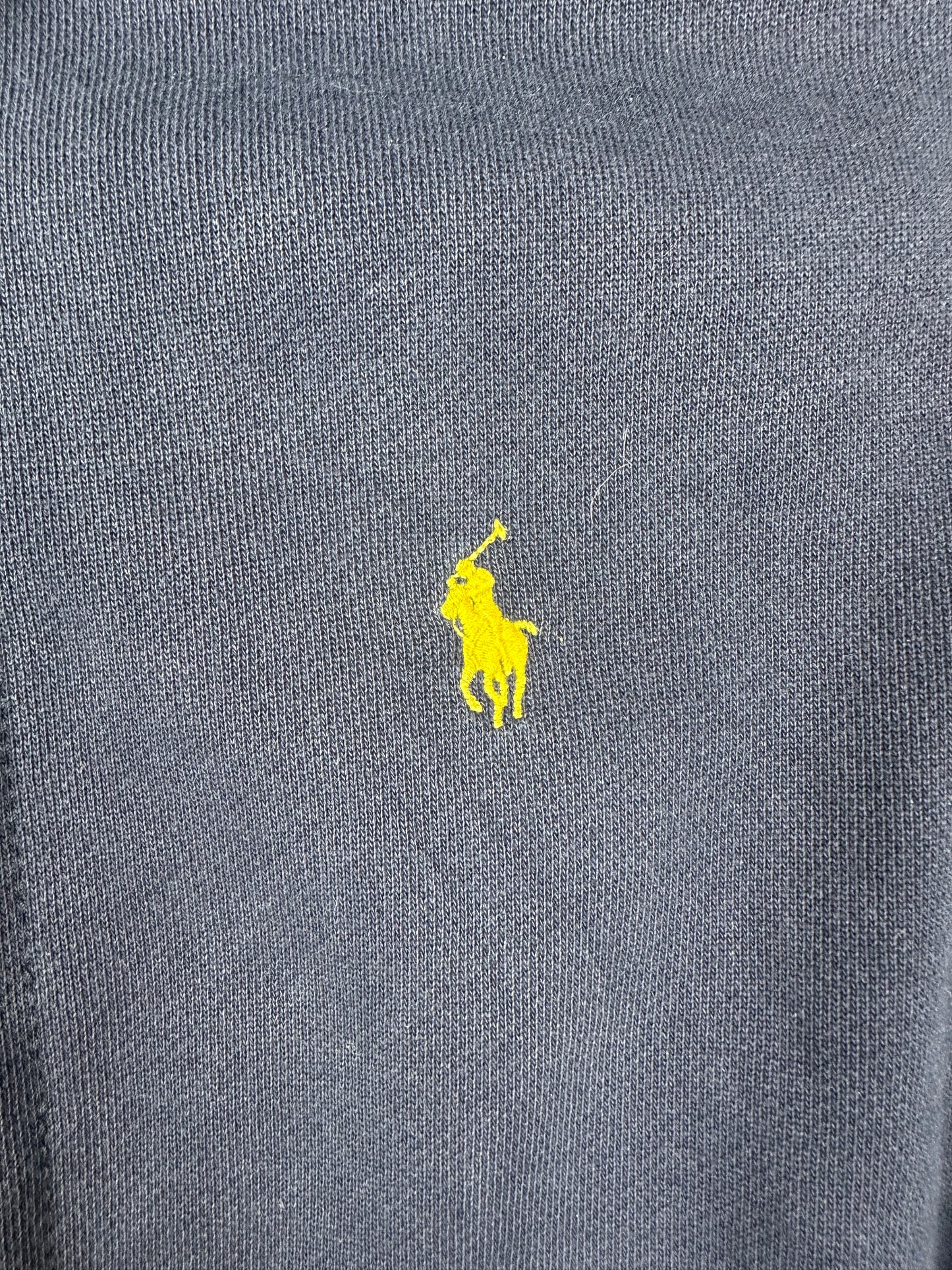 Polo Ralph Lauren Sweatjacke Herren Gr. L Blau Kapuzenjacke Vintage Y2K