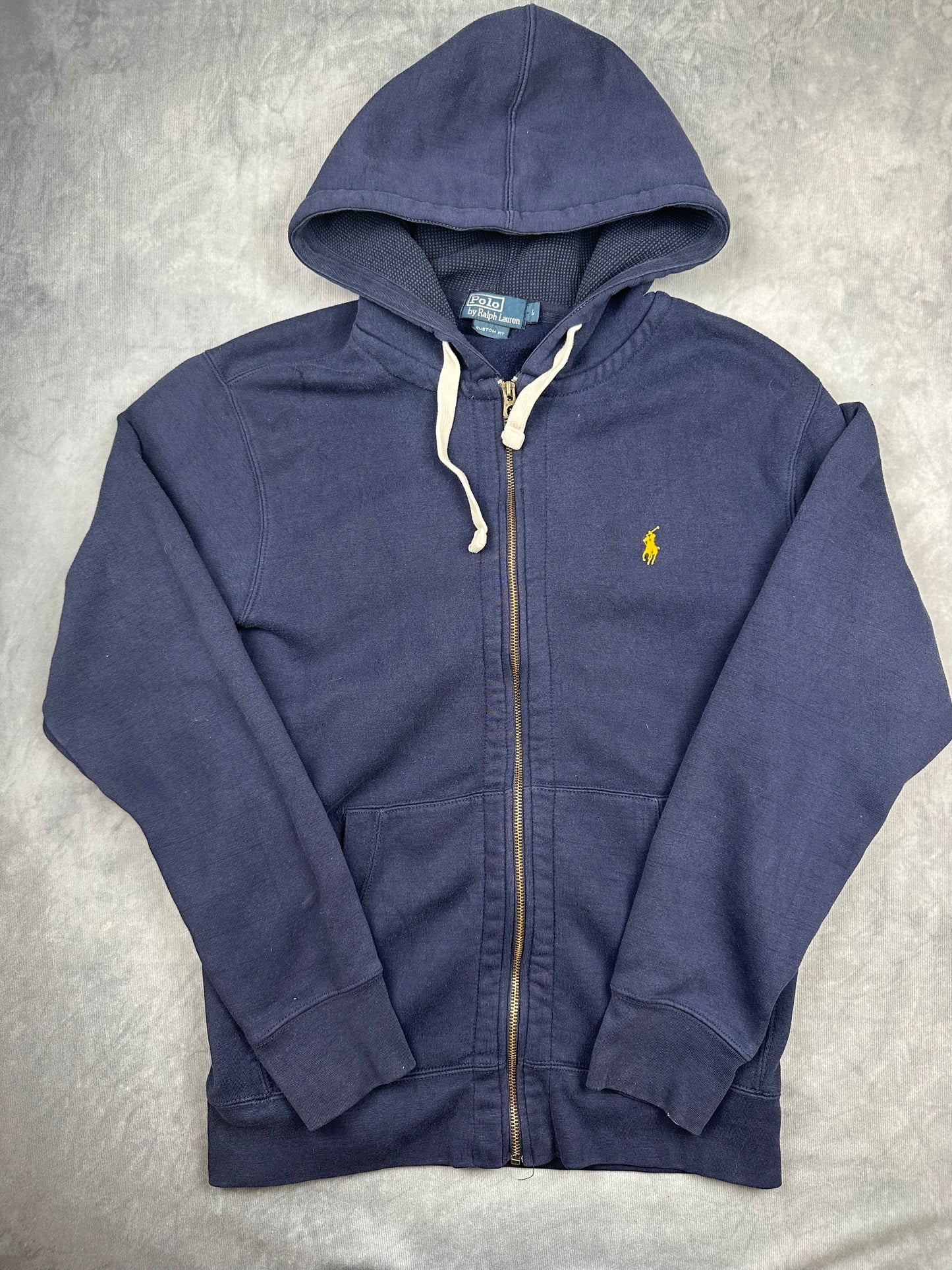 #03 Polo Ralph Lauren Sweatjacke Herren Gr. L Blau Kapuzenjacke
