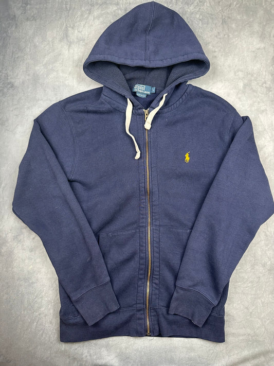 #03 Polo Ralph Lauren Sweatjacke Herren Gr. L Blau Kapuzenjacke
