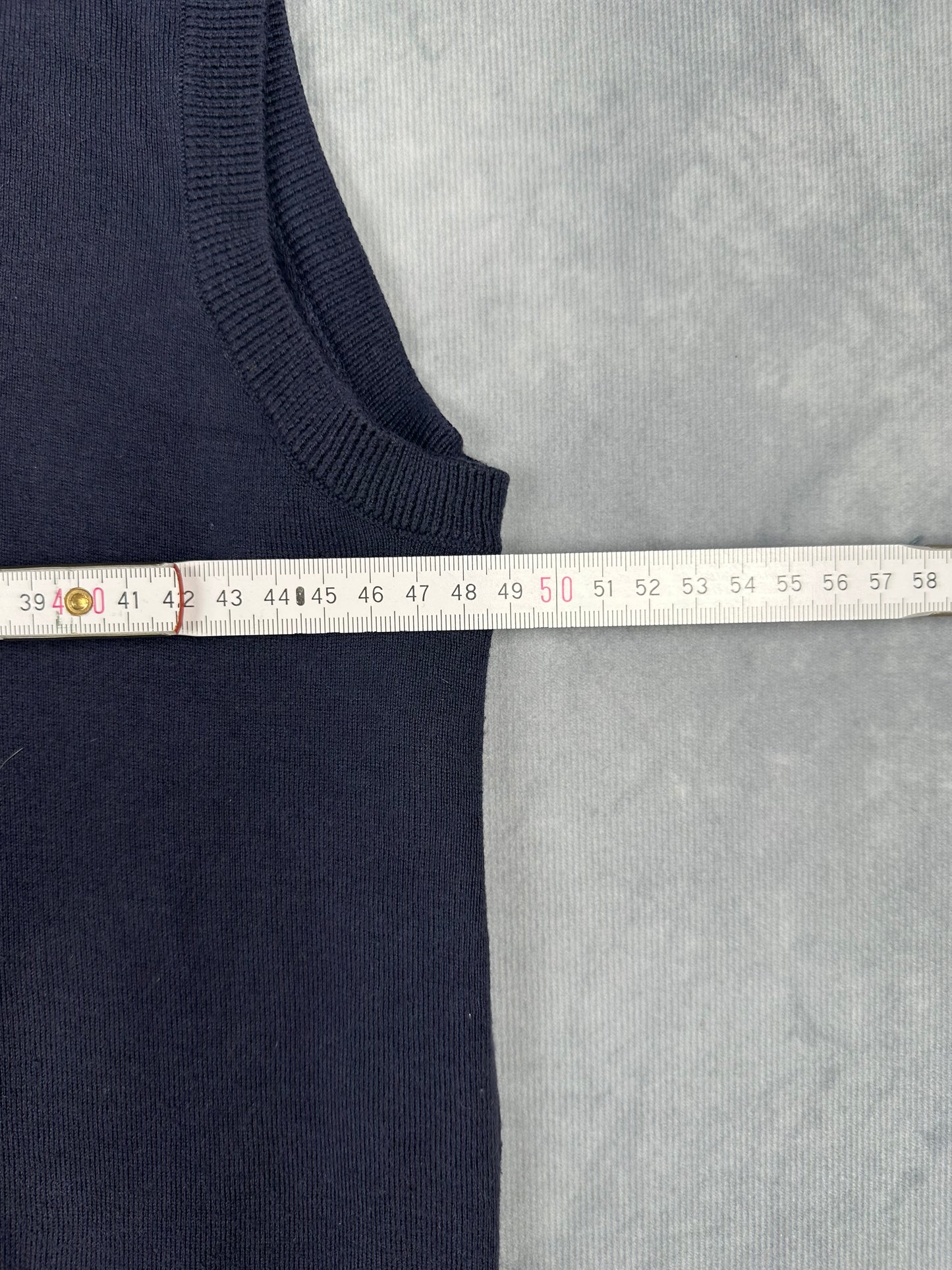 POLO Ralph Lauren Strick Pullunder Weste blau Gr. L Vintage Y2K Tennis