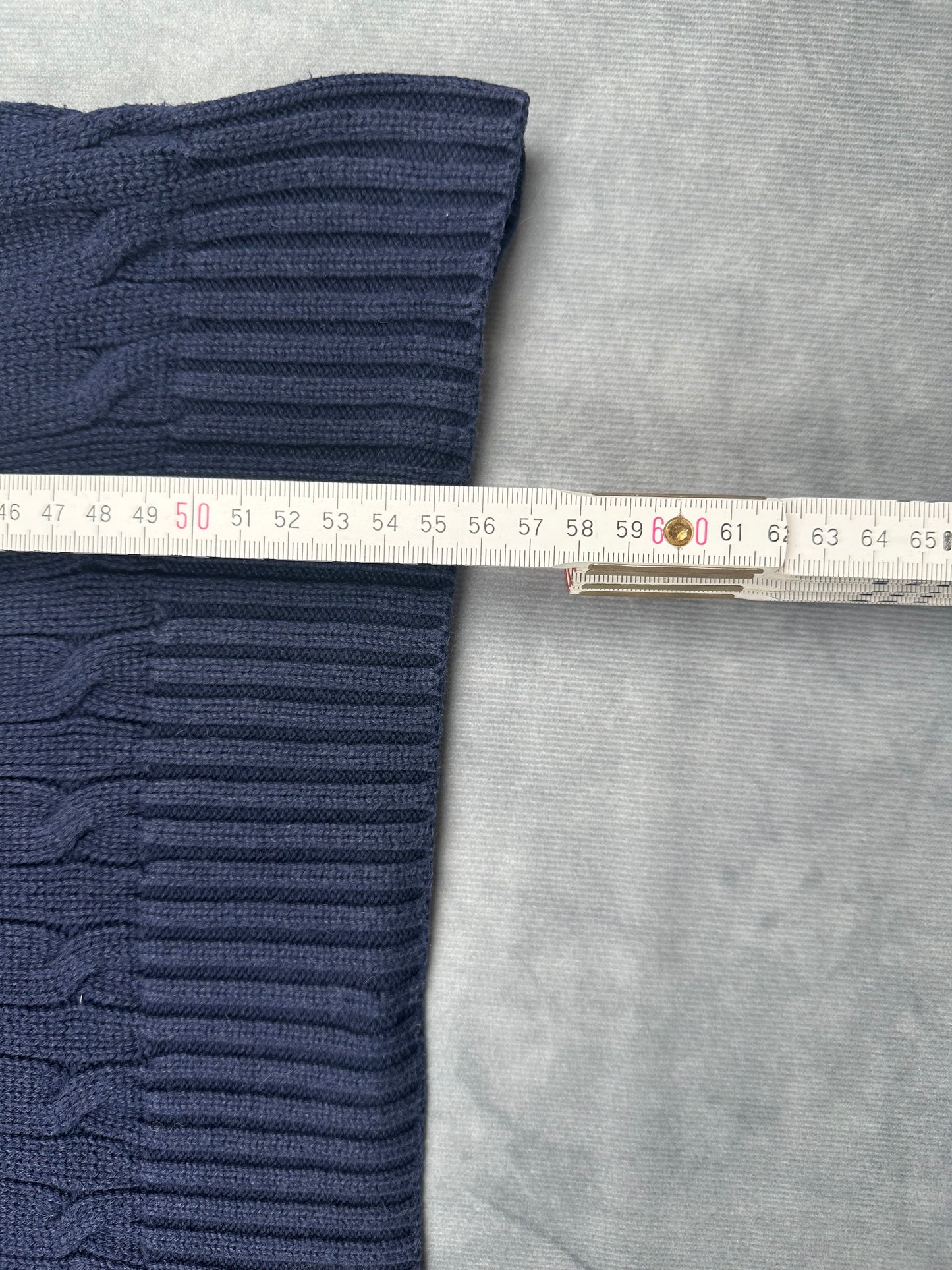 POLO Ralph Lauren Strick Pullunder Weste blau Kinder-Gr. M (140-146) Vintage