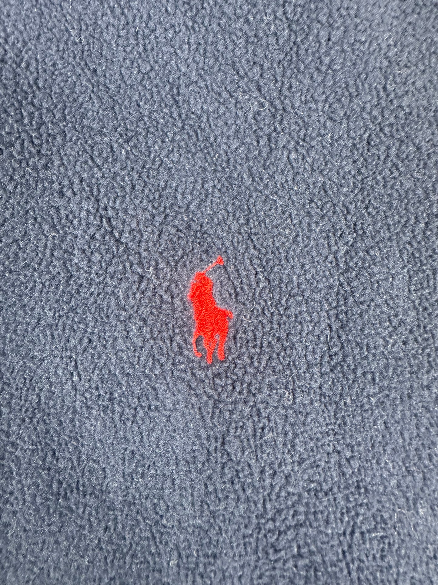 POLO Ralph Lauren Fleece-Weste Gr. L Herren Vintage Blau Reißverschluss