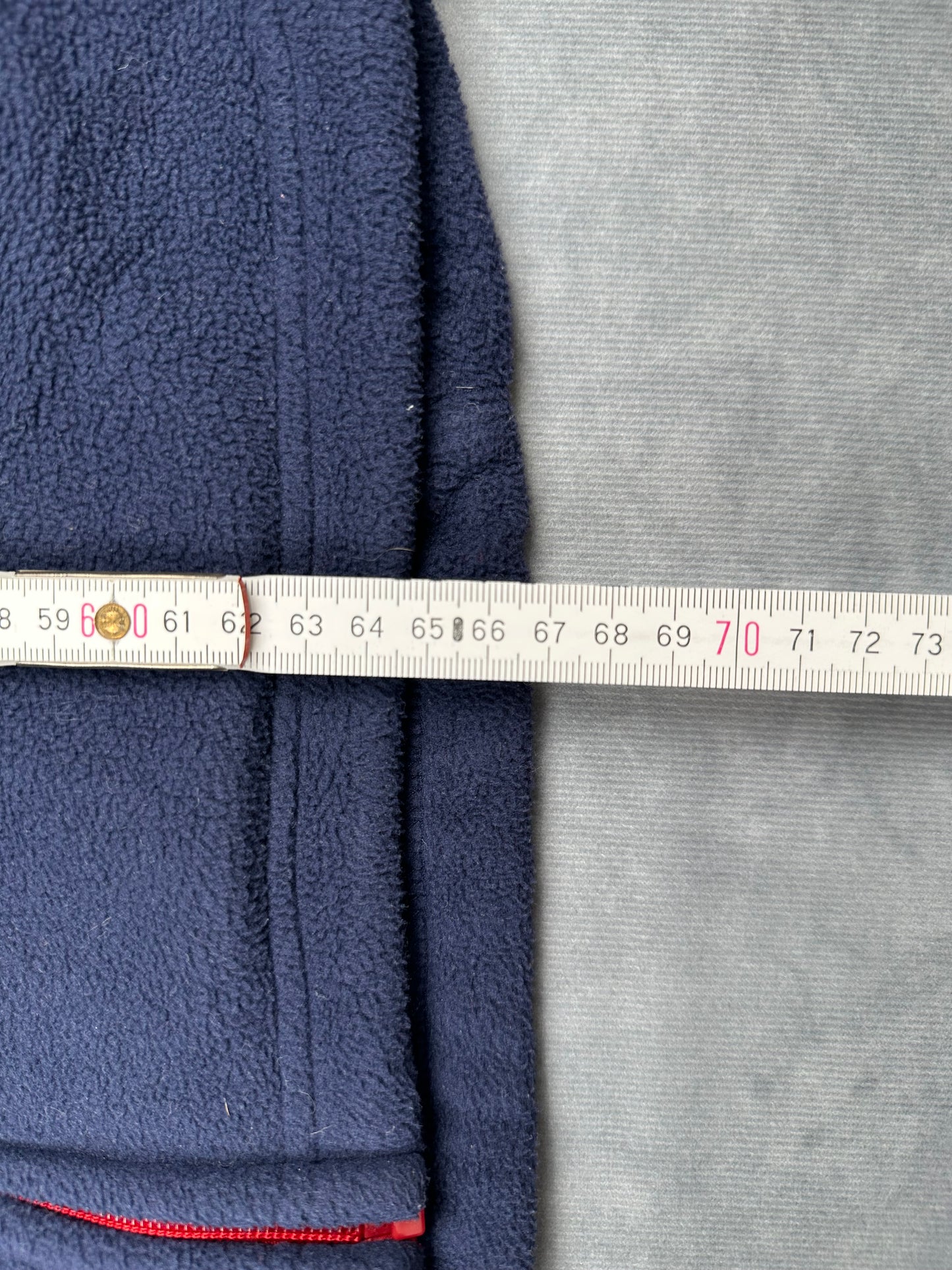 POLO Ralph Lauren Fleece-Weste Gr. L Herren Vintage Blau Reißverschluss